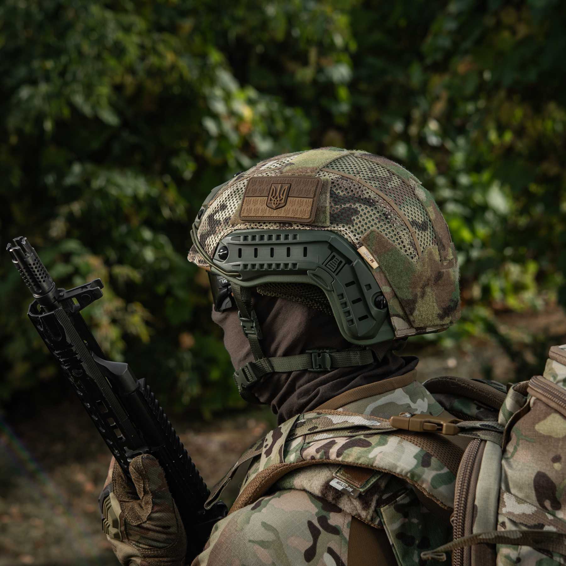 M-Tac нашивка прапор України з гербом рельєфний PVC Coyote — 10