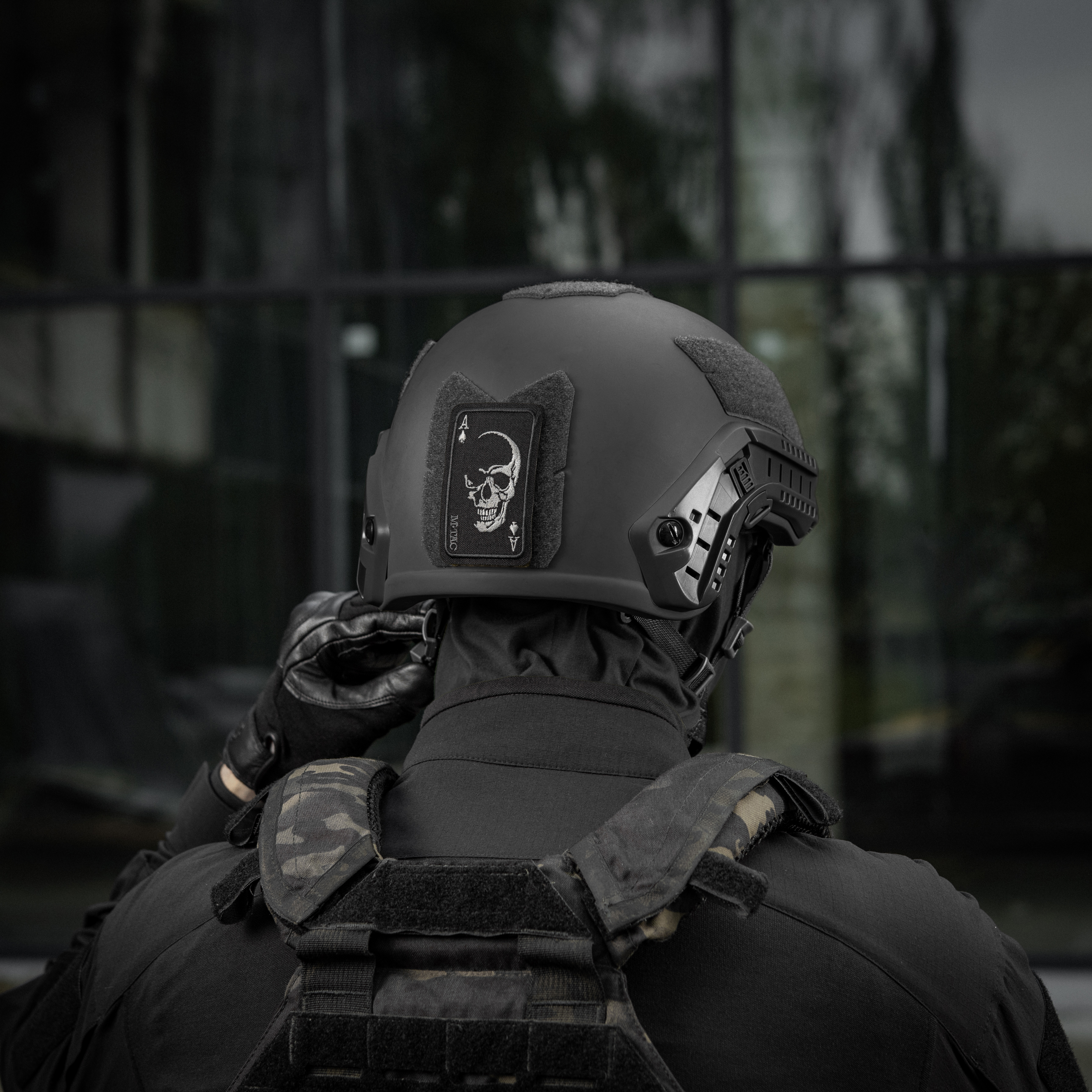 M-Tac нашивка Face of war (вишивка) Black — 11