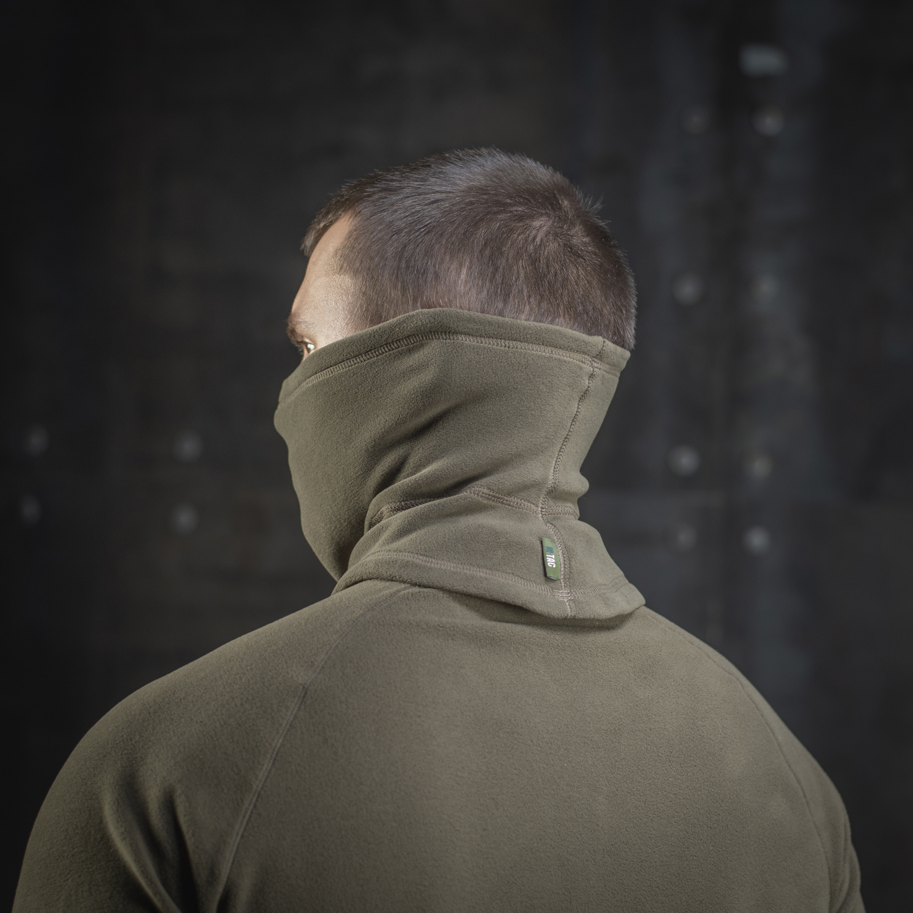 M-Tac шарф-труба анатомический Polartec Dark Olive — 11