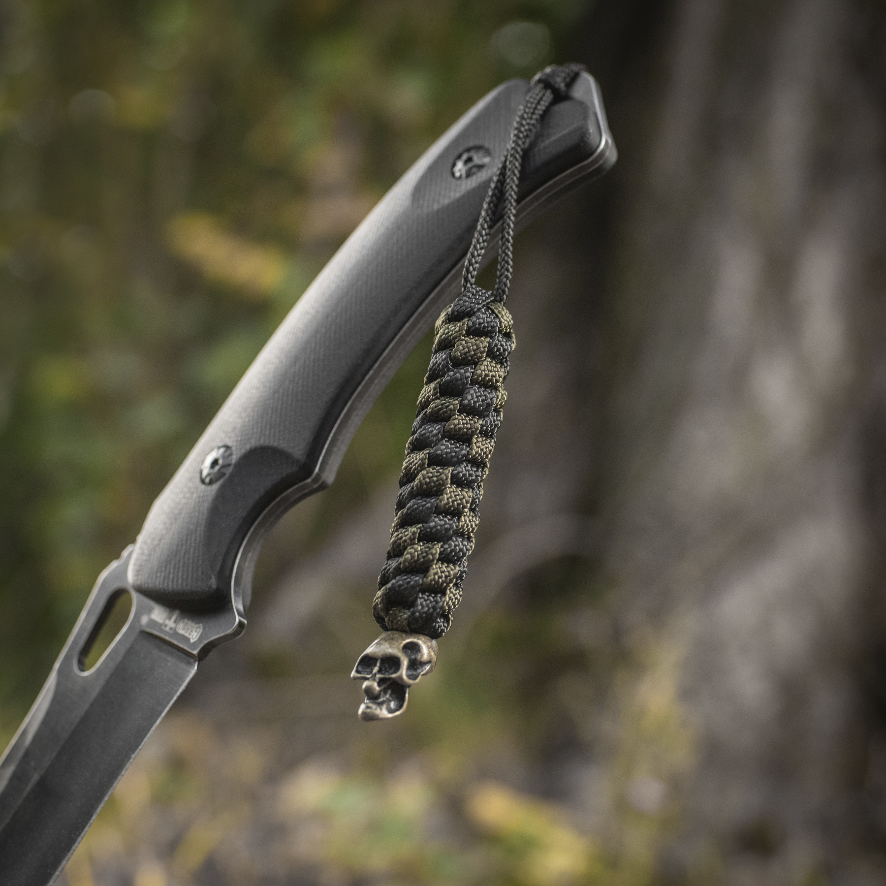 M-Tac темляк Helix Skull Black/Olive — 7