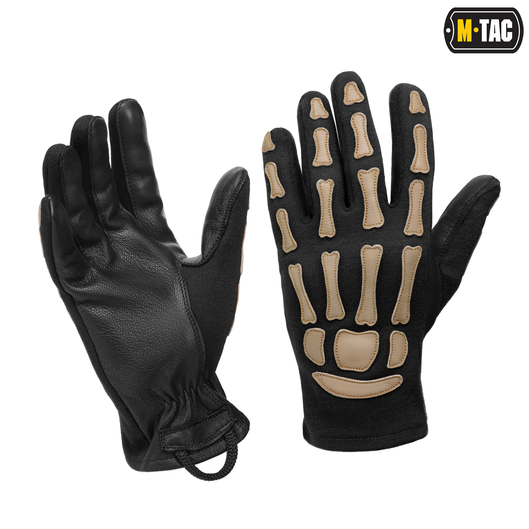 M-Tac перчатки Skeleton Nomex Black/Coyote — 2