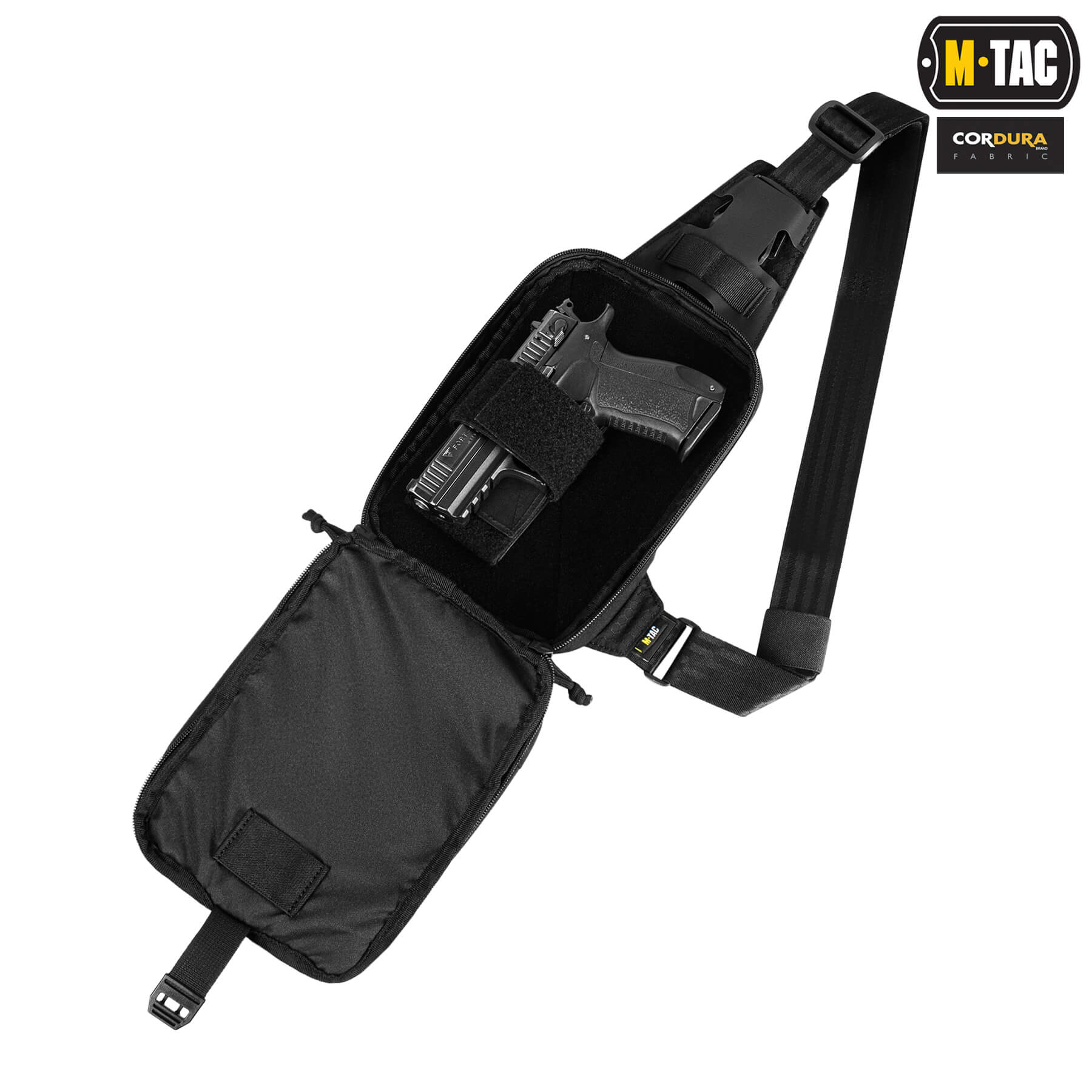 M-Tac сумка Sling Pistol Bag Hex Black — 3