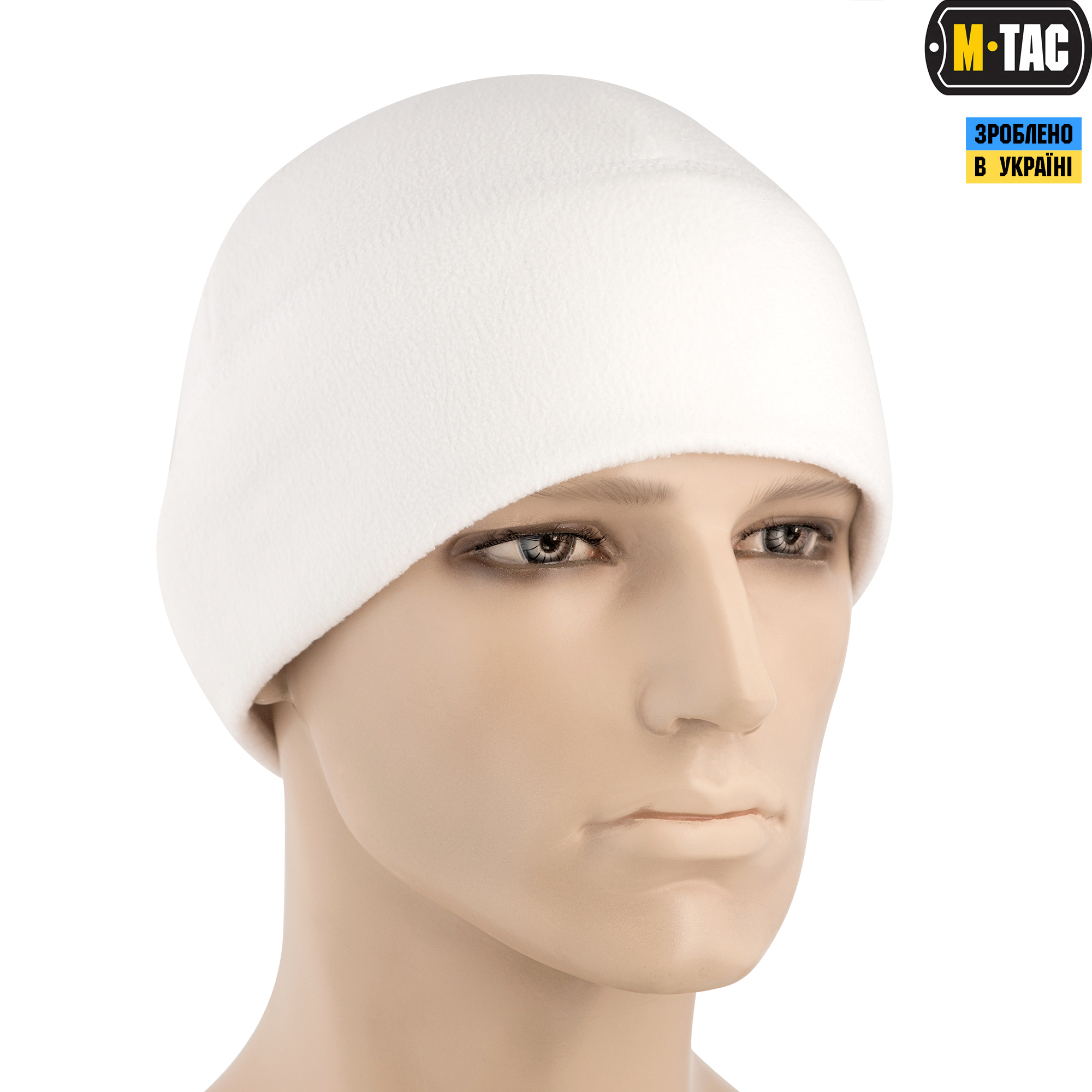 M-Tac шапка Watch Cap Elite флис (270г/м2) White — 4