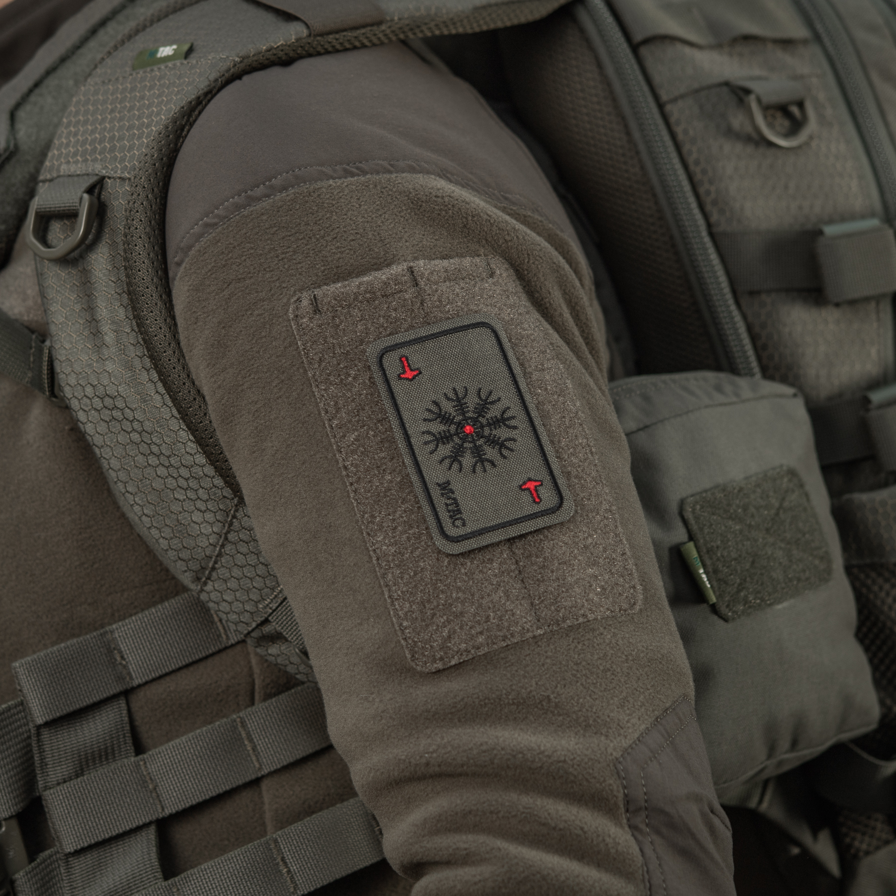 M-Tac нашивка карта Шлем Ужаса (вишивка) Ranger Green — 10