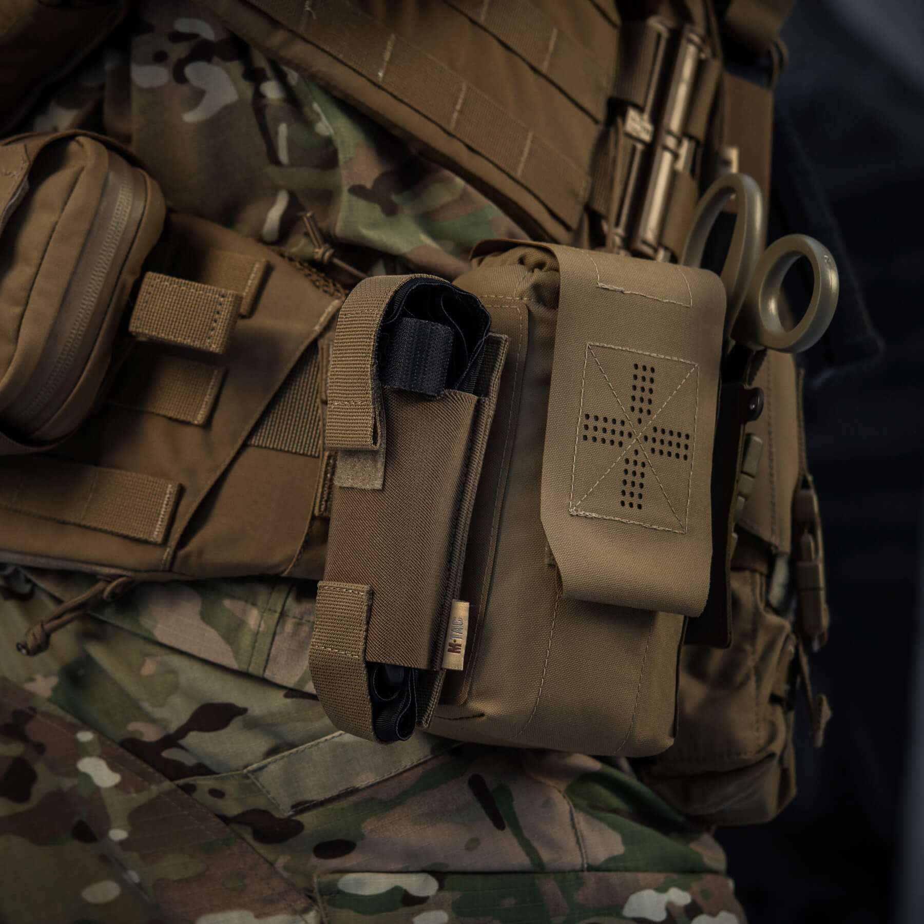 M-Tac подсумок медицинский вертикальный Small Gen.II Elite Coyote — 19