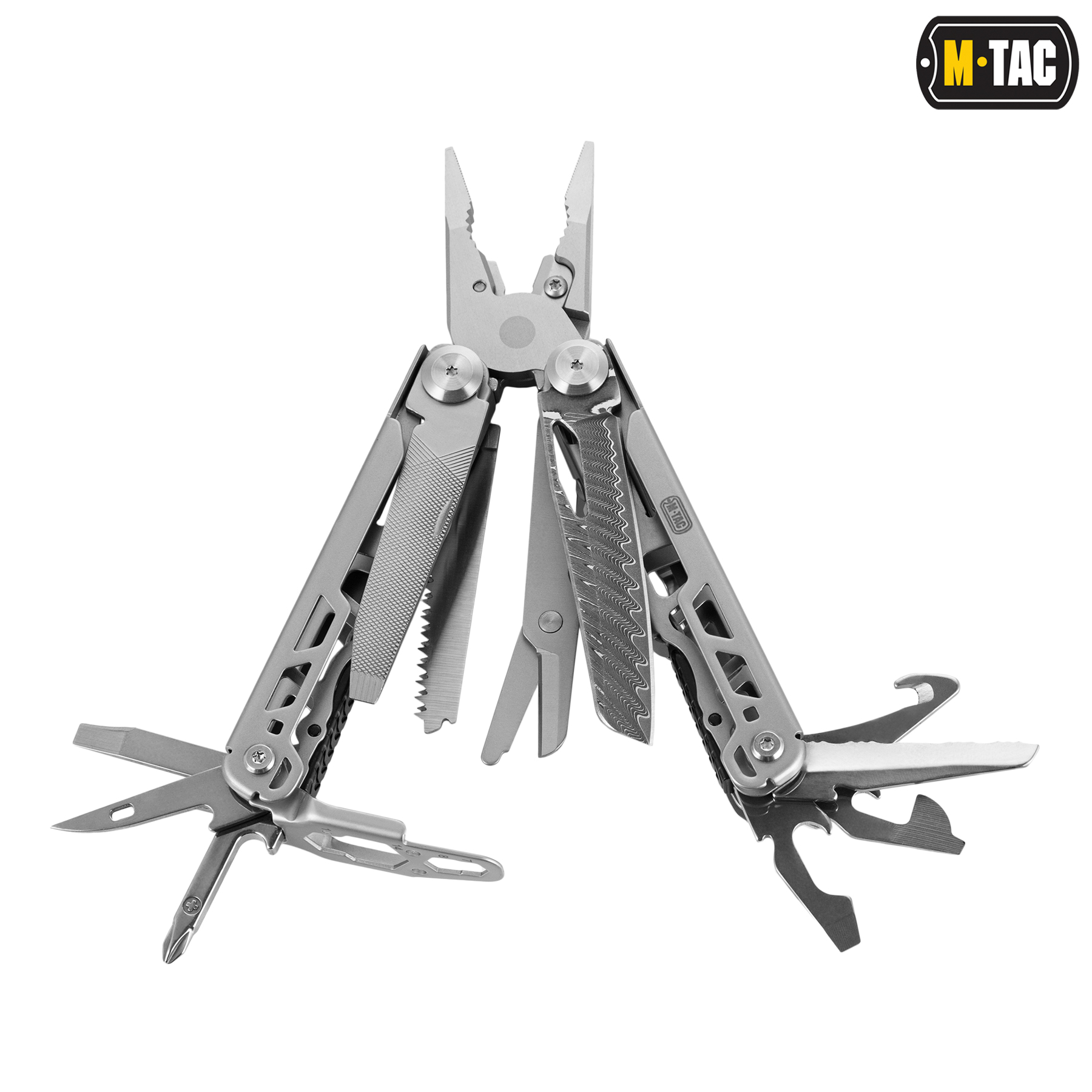 M-Tac мультитул Type 12 Steel/Damascus — 2
