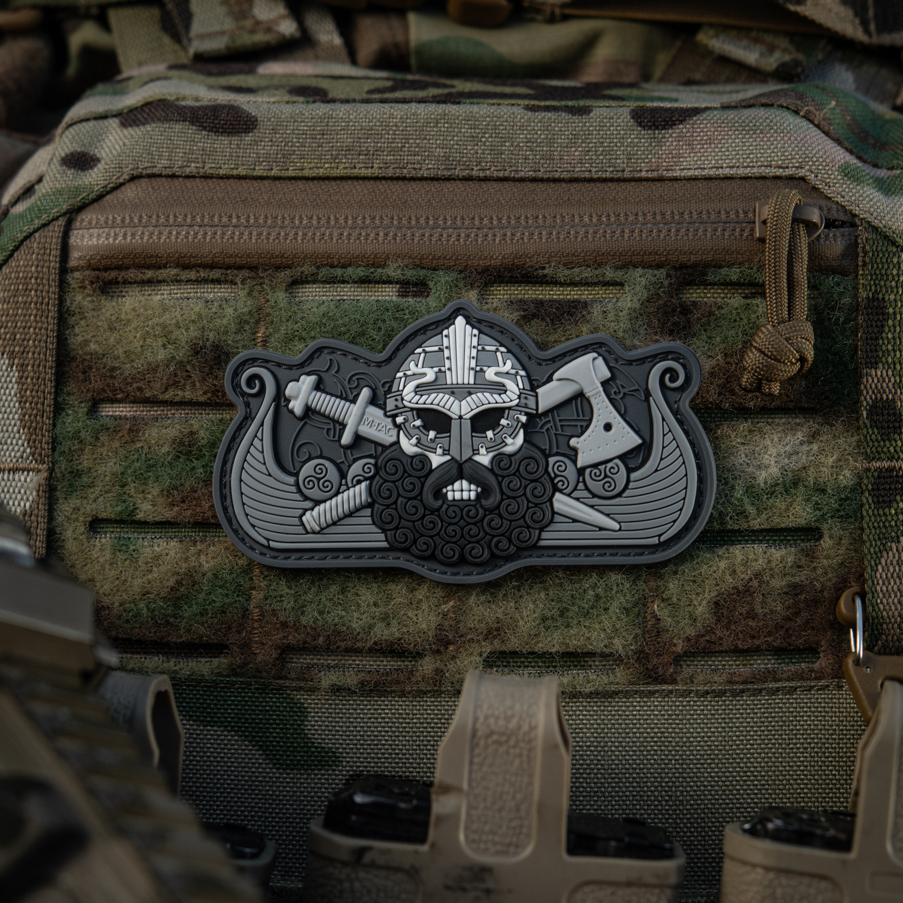 M-Tac нашивка Viking’s Drakkar Black/Grey — 8