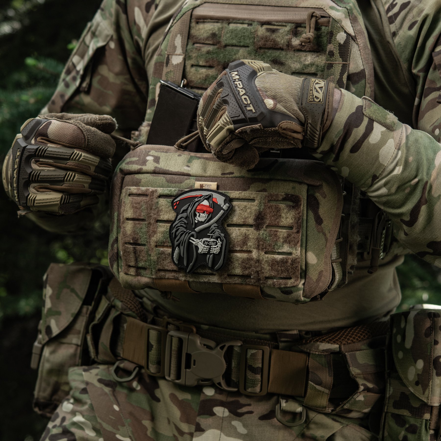 M-Tac нашивка FPV Operator PVC Black/Grey — 16