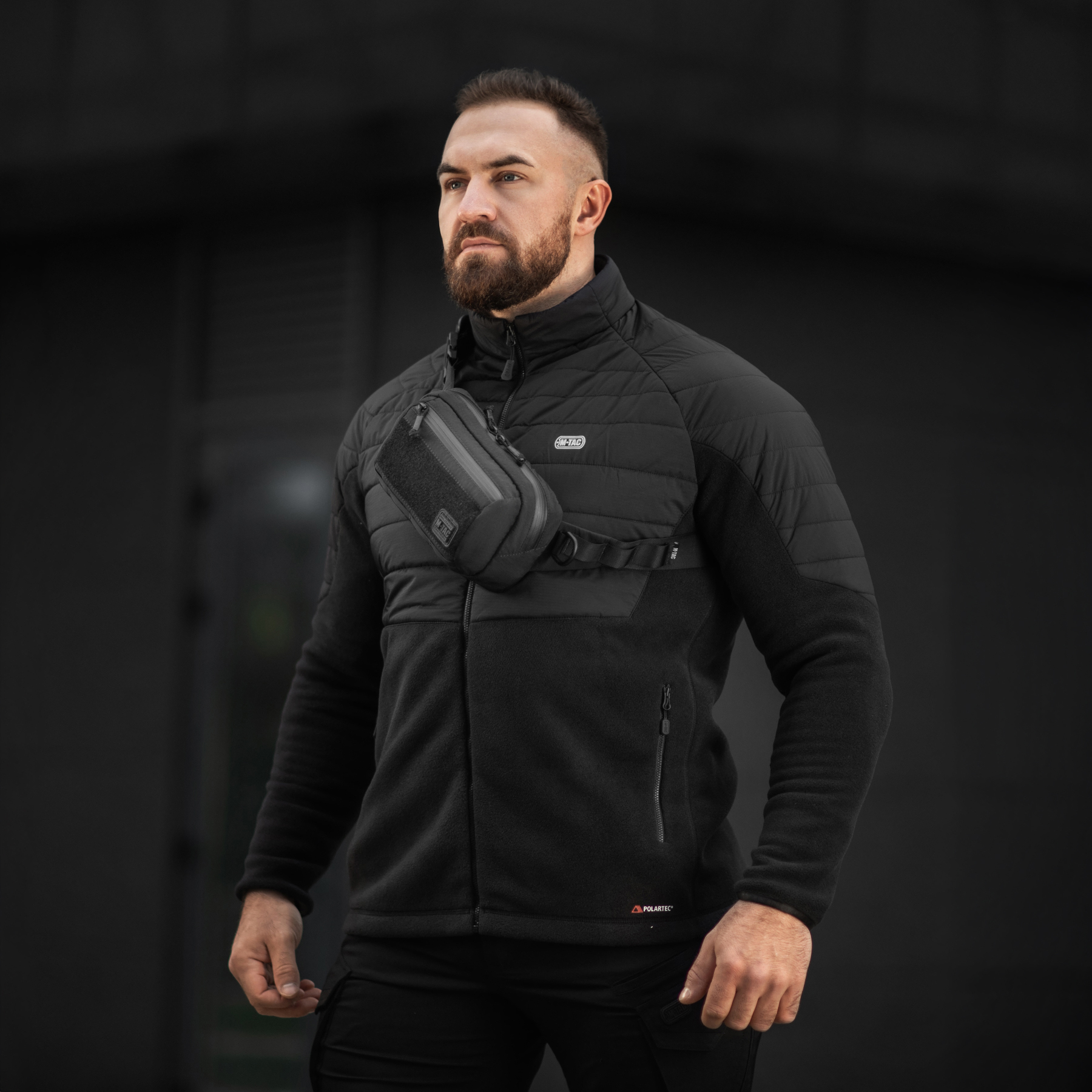 M-Tac сумка City Waist Bag с липучкой Lite-NR Elite Black — 12