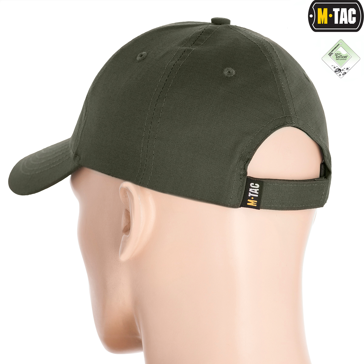 M-Tac бейсболка Flex рип-стоп Army Olive — 3
