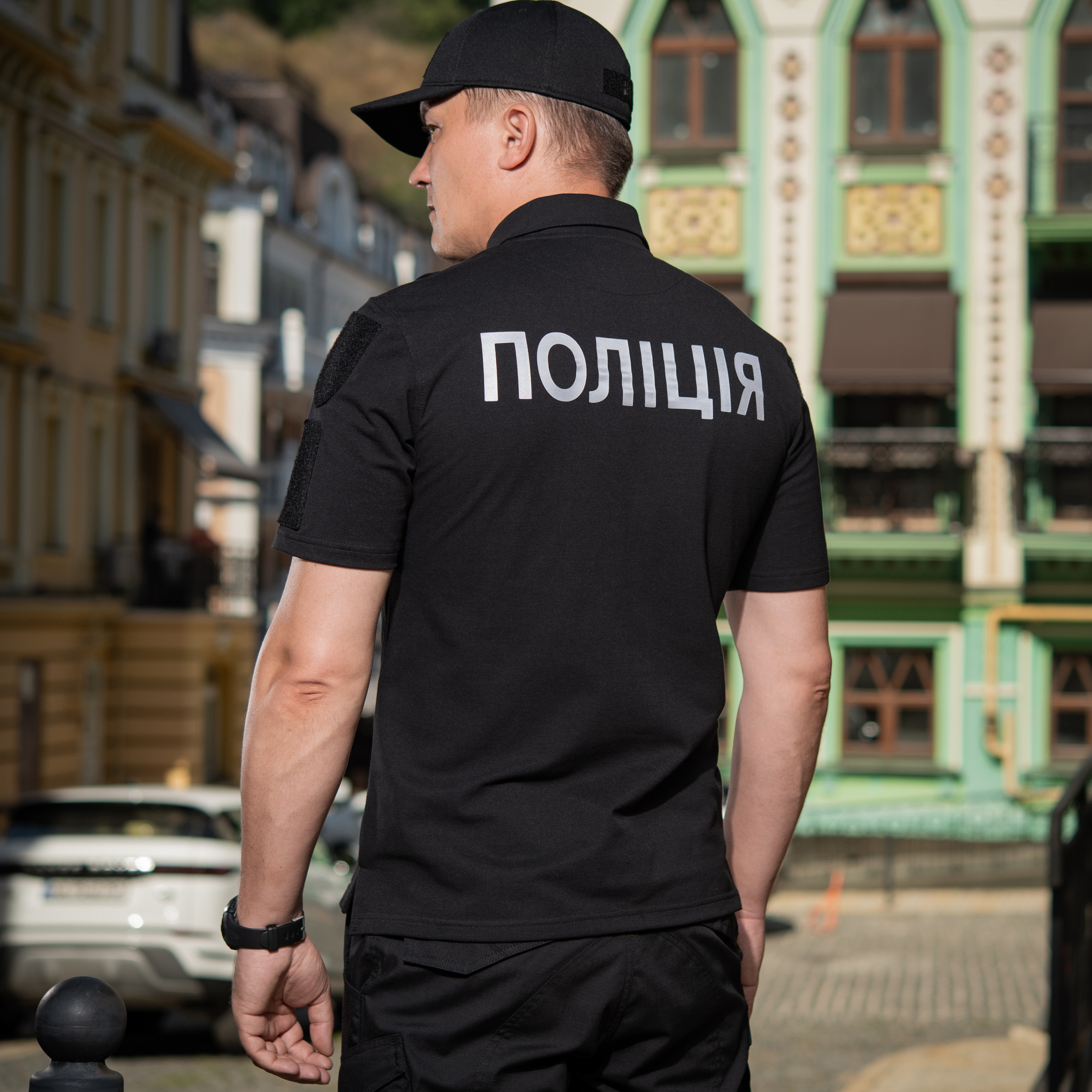 M-Tac поло Полиция со светоотражающей надписью и нашивкой 65/35 Black — 9