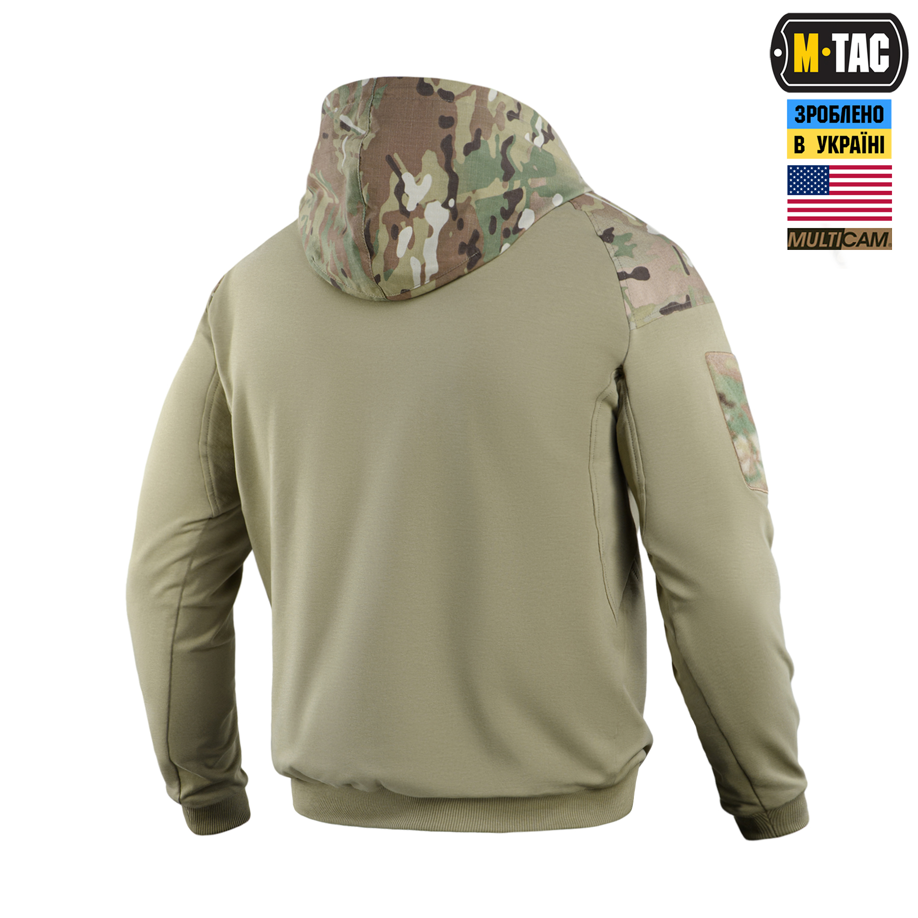 M-Tac кофта Hoodie Combat Multicam/Tan — 5