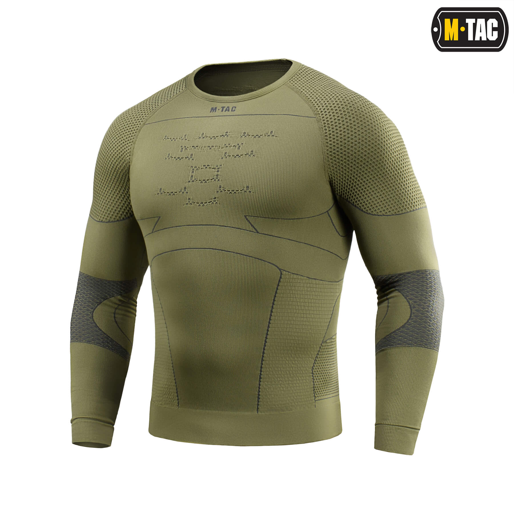 M-Tac терморубашка компрессионная Ranger Green/Dark Grey — 2