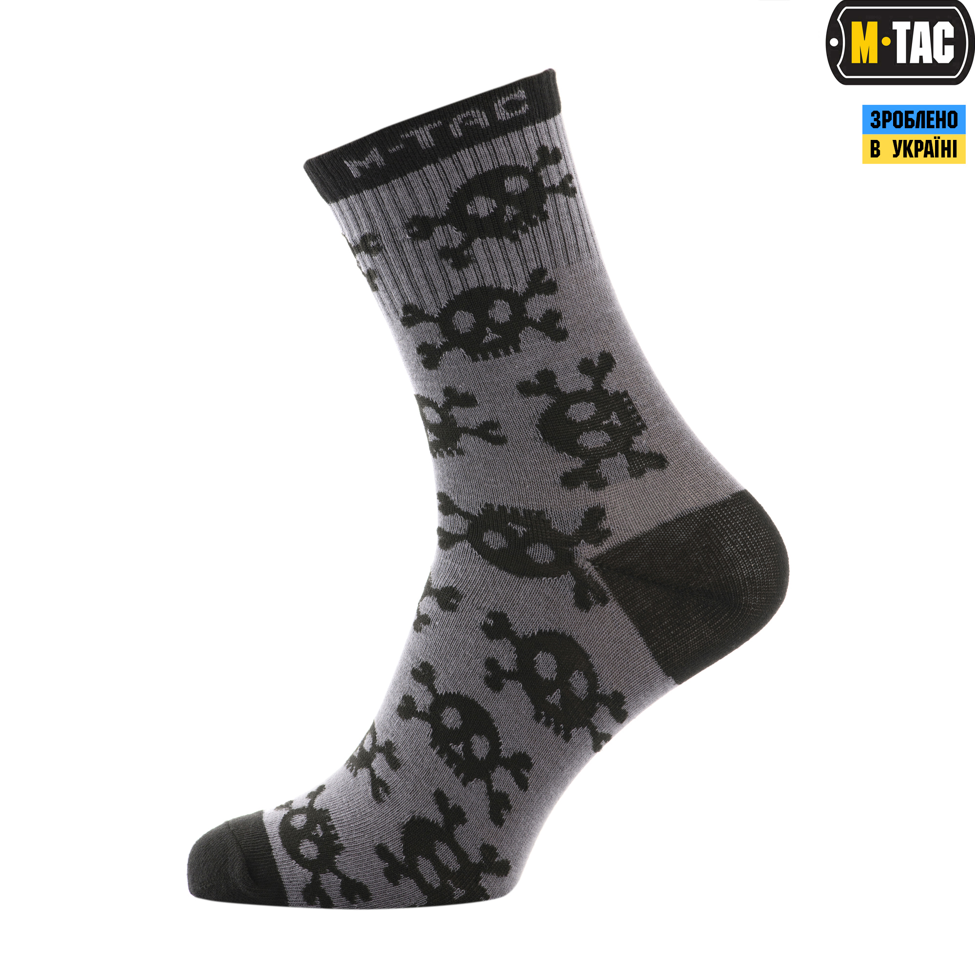 M-Tac носки легкие Mk.3 Pirate Skull Dark Grey — 3