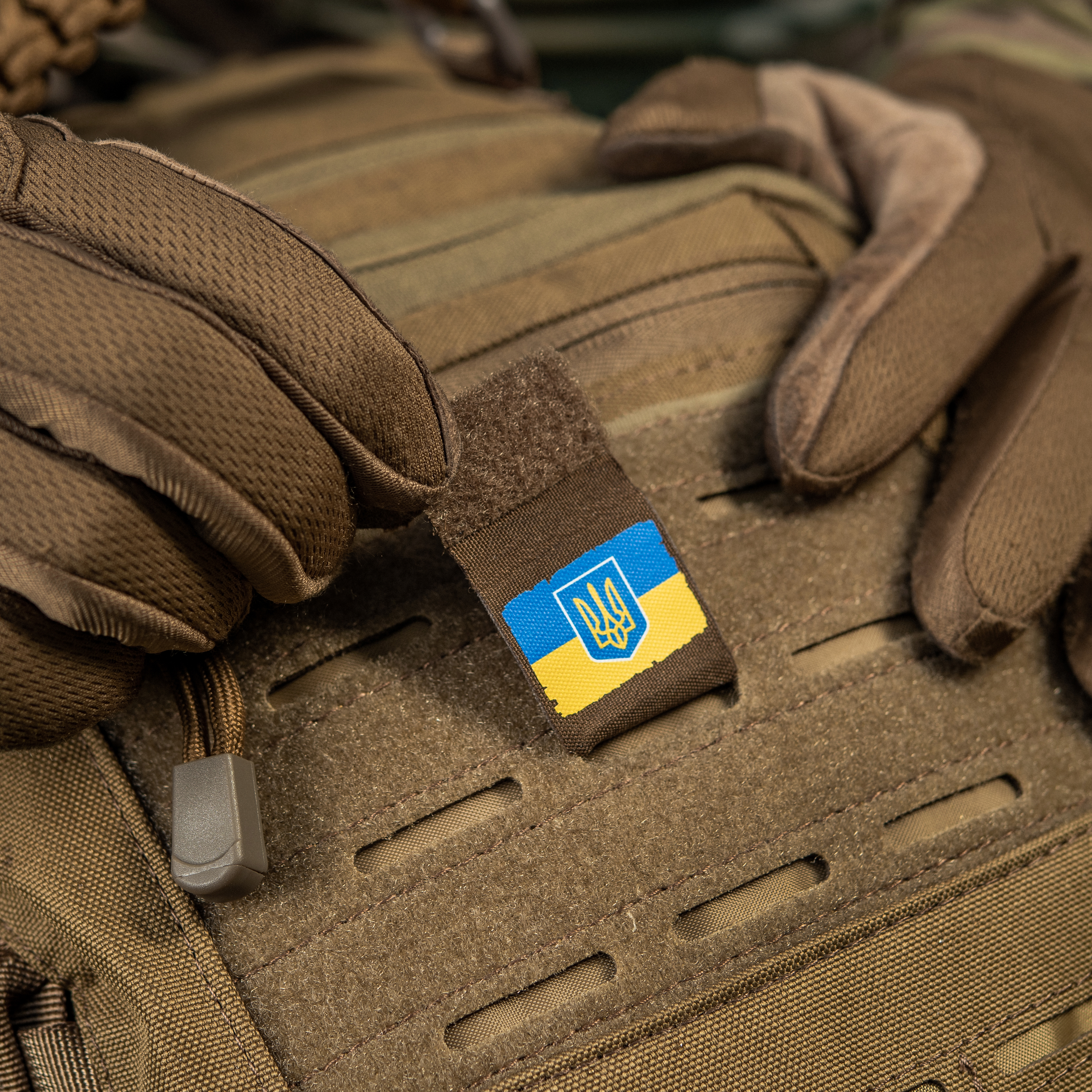 M-Tac MOLLE Patch Прапор України з гербом Full Color/Coyote — 8