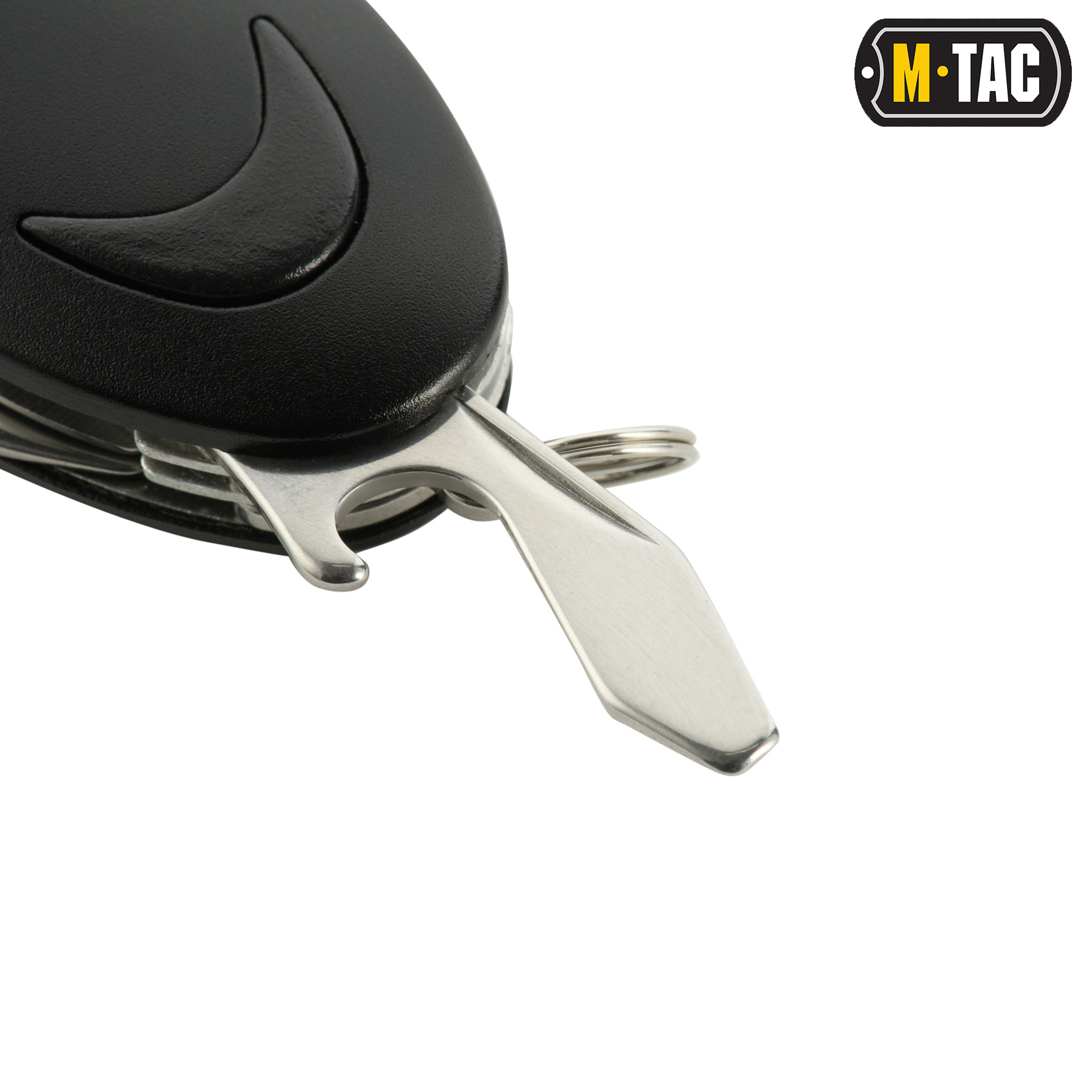 M-Tac нож складной Type 2 малый (7 инструментов) Black/Steel — 7
