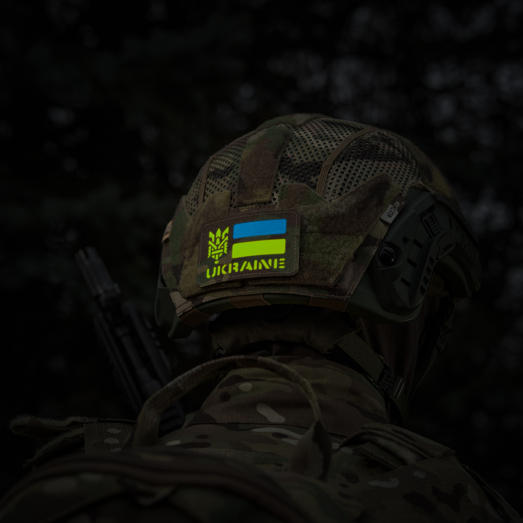 M-Tac нашивка Ukraine (с Тризубом) Laser Cut Multicam/Yellow/Blue/GID — 19