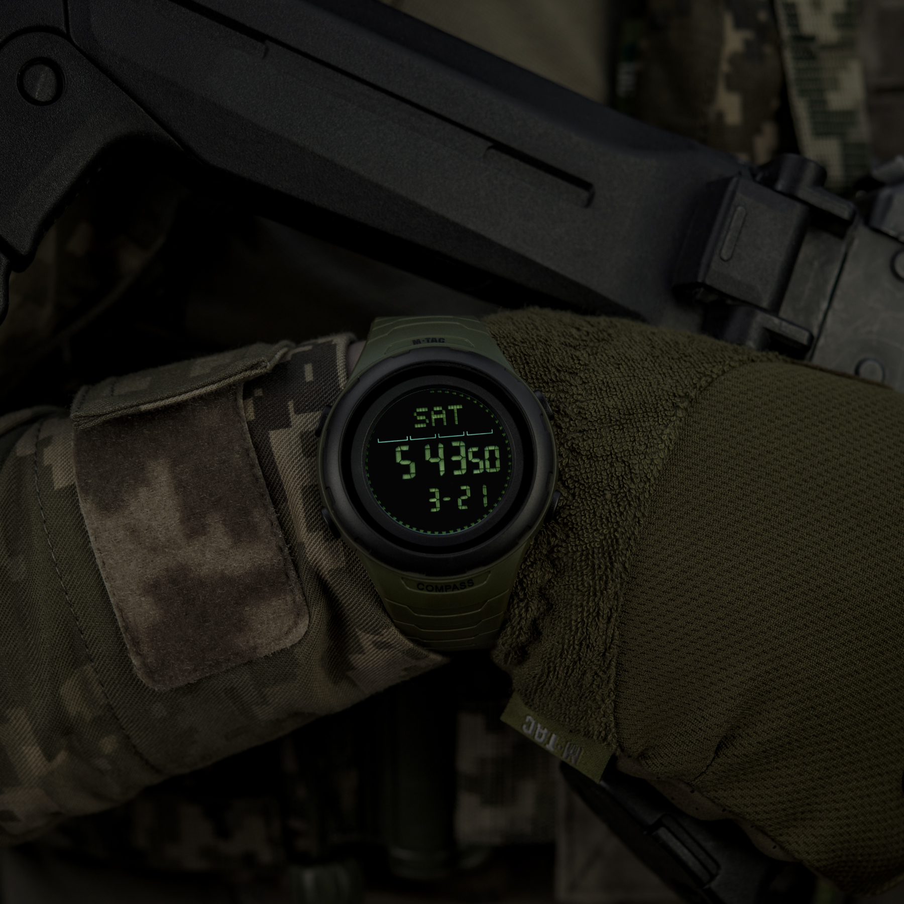 M-Tac часы тактические 2166 Army Green — 11