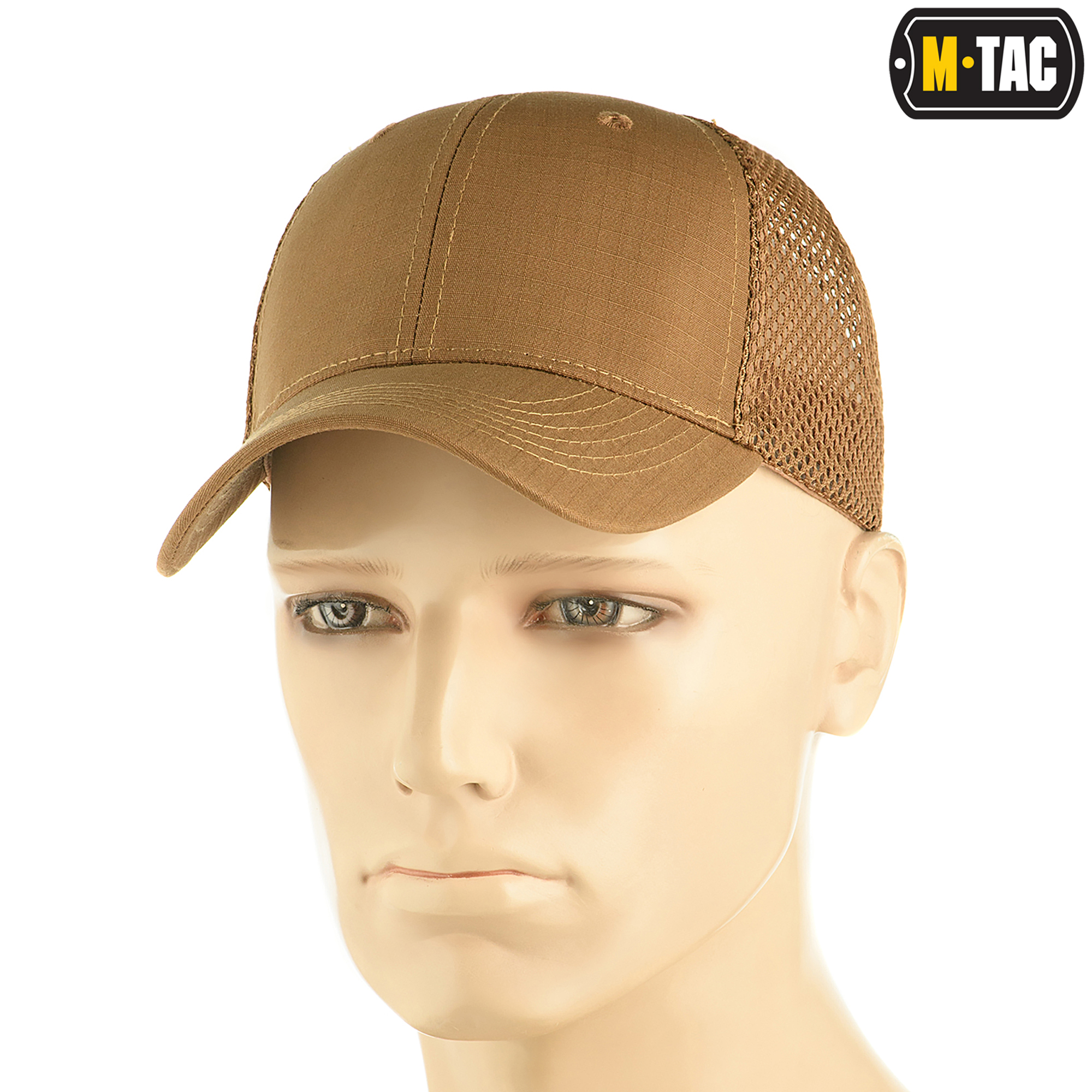 M-Tac бейсболка с сеткой Flex рип-стоп Coyote Brown — 2