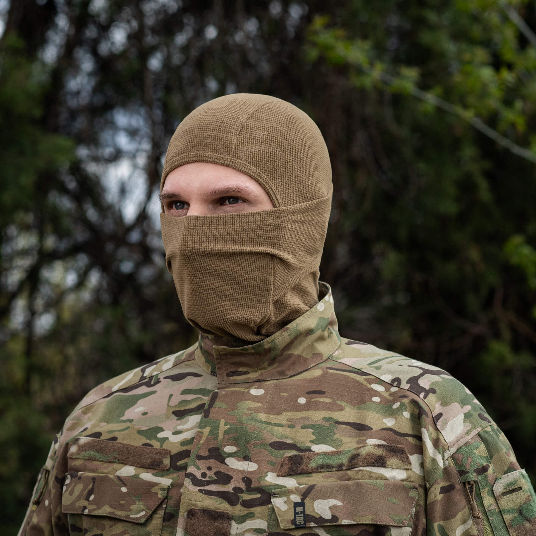 M-Tac балаклава-ниндзя Pro микрофлис рип-стоп Tan — 12