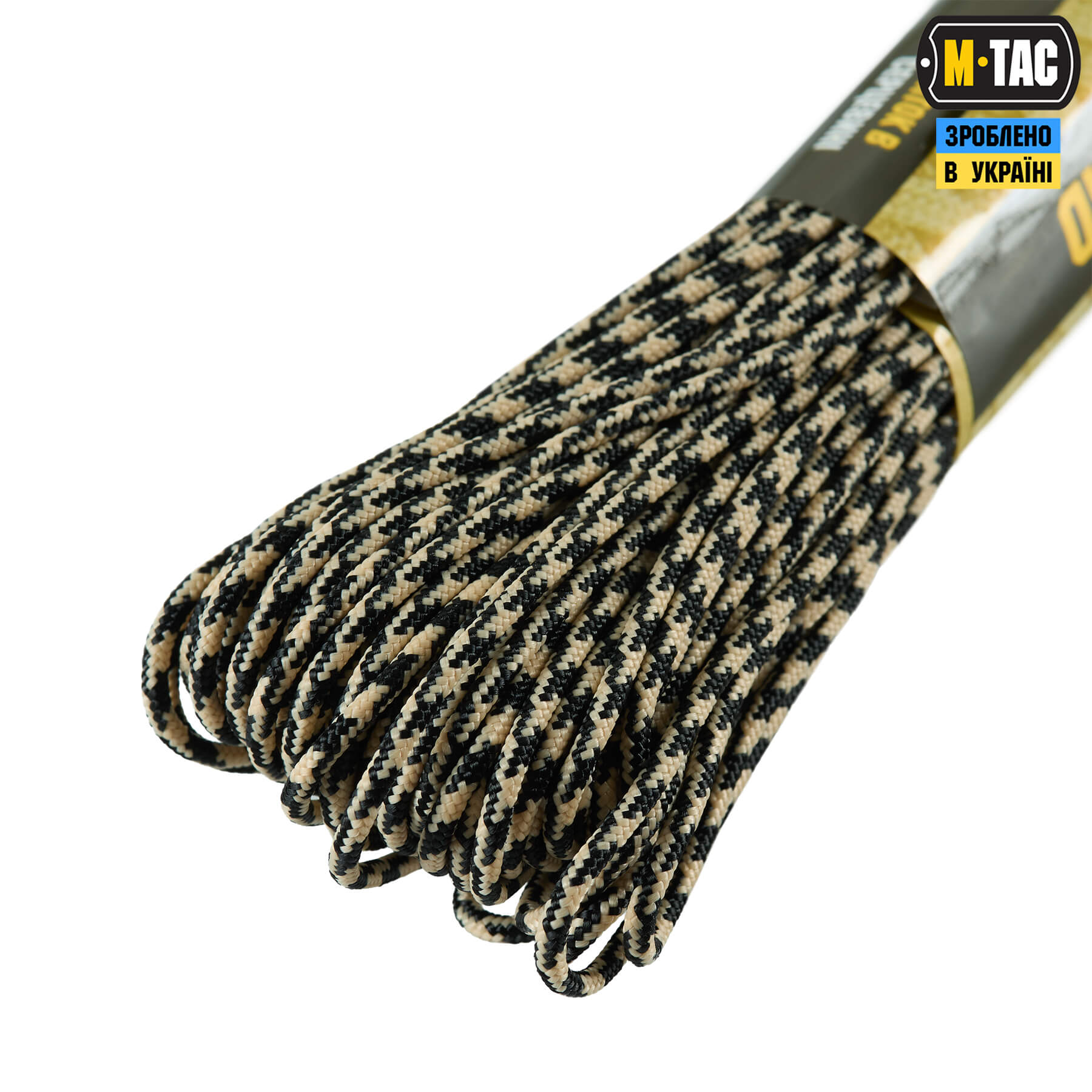 M-Tac паракорд Minicord 30m Black/Sand — 4