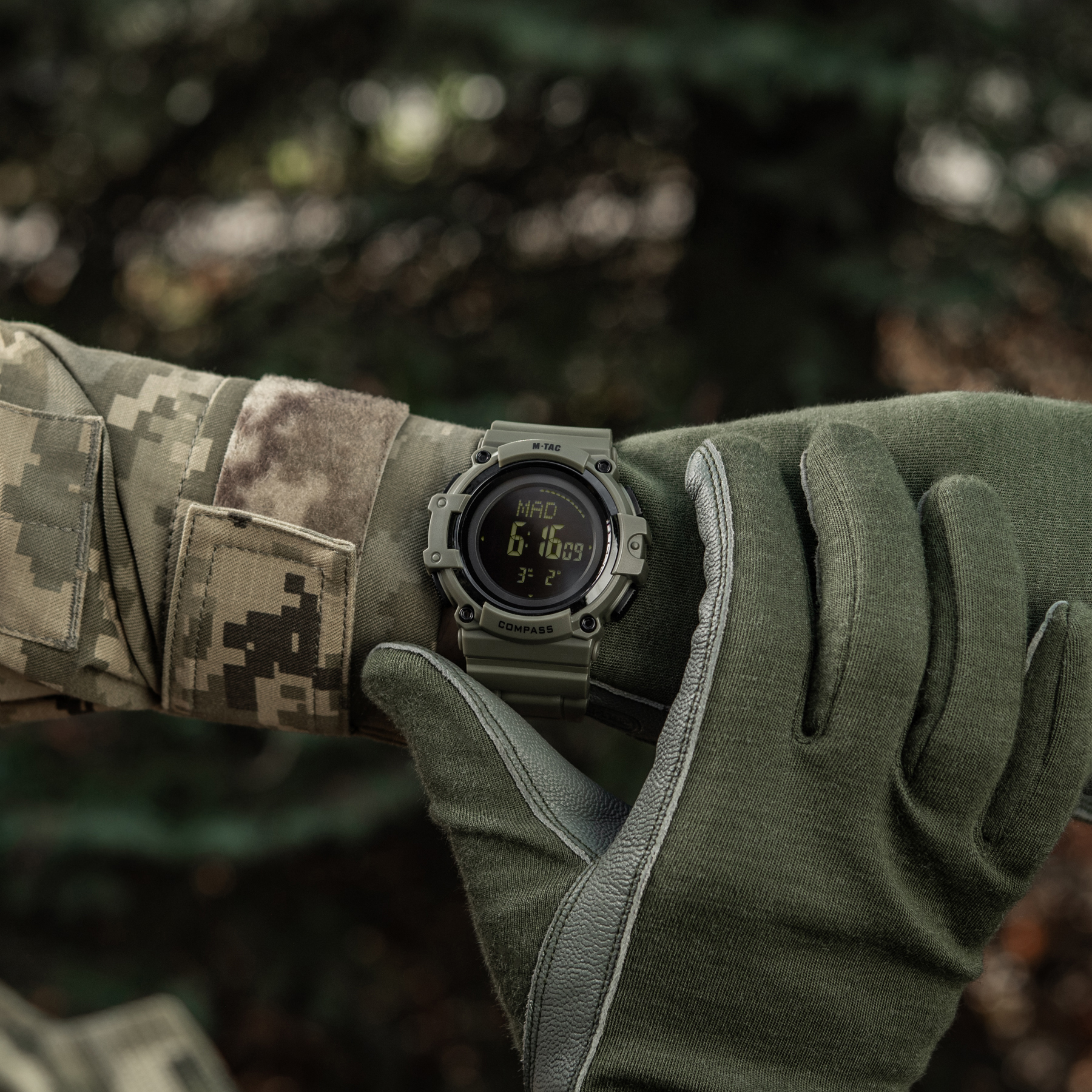 M-Tac часы тактические с компасом 2233 Army Green — 17