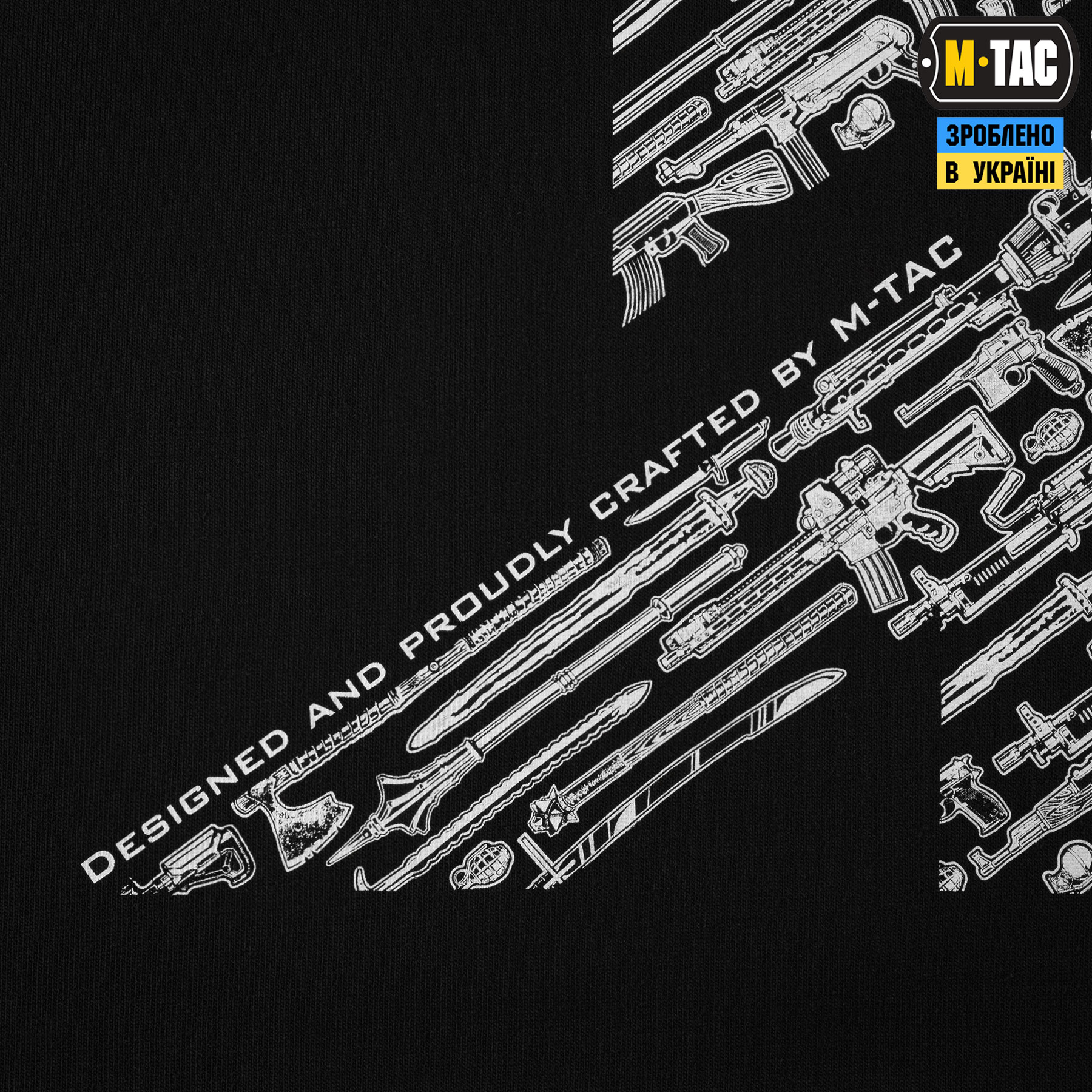 M-Tac футболка WAR Cotton Hard Black/White — 6
