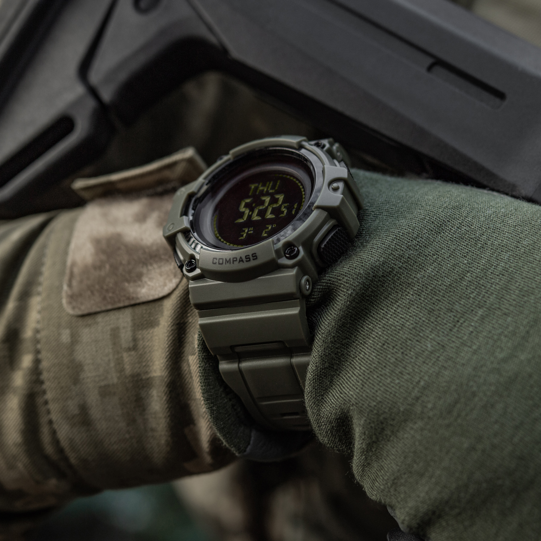 M-Tac часы тактические с компасом 2233 Army Green — 22