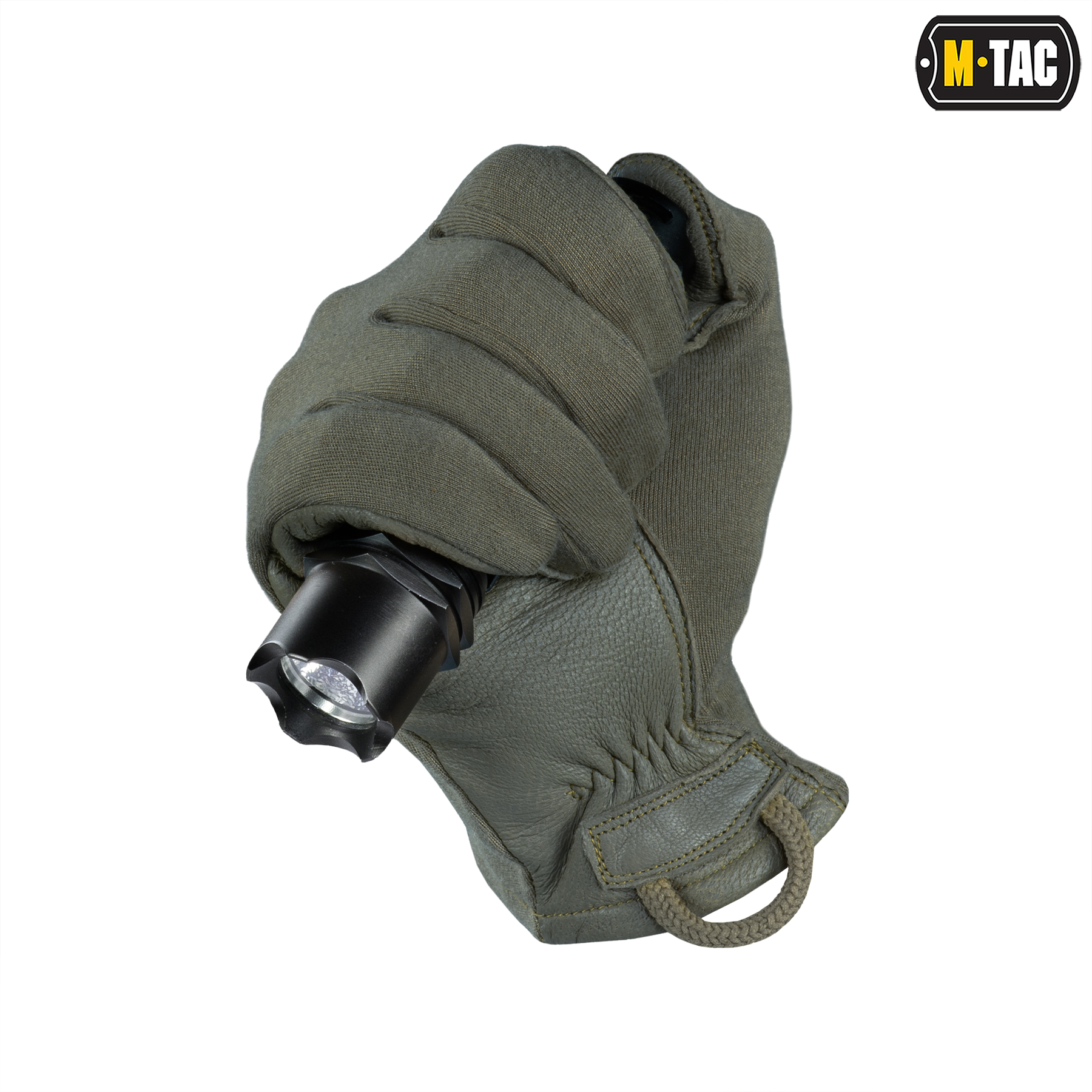 M-Tac перчатки Nomex Sport Leather Olive — 5