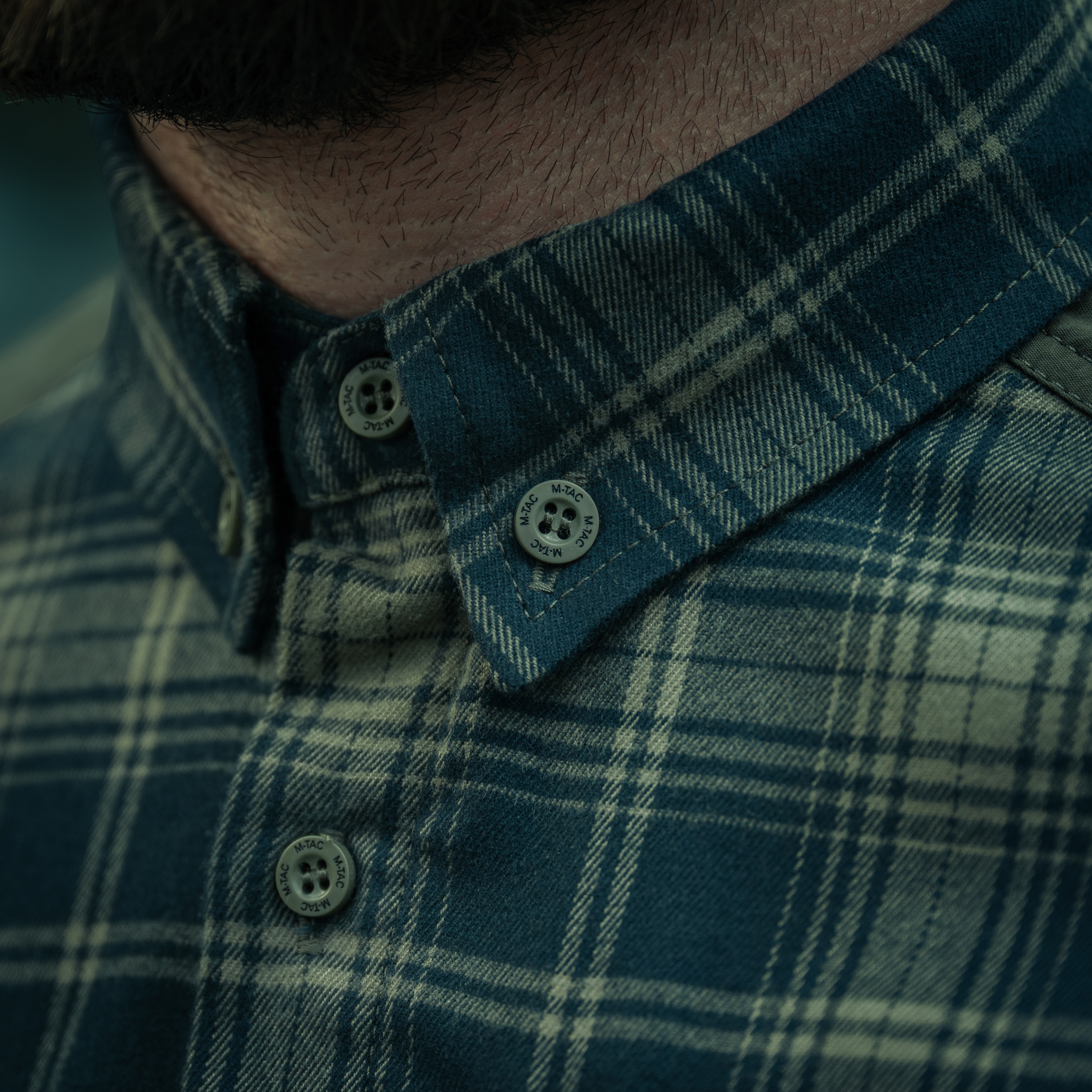 M-Tac рубашка Redneck Shirt Olive/Navy Blue — 16
