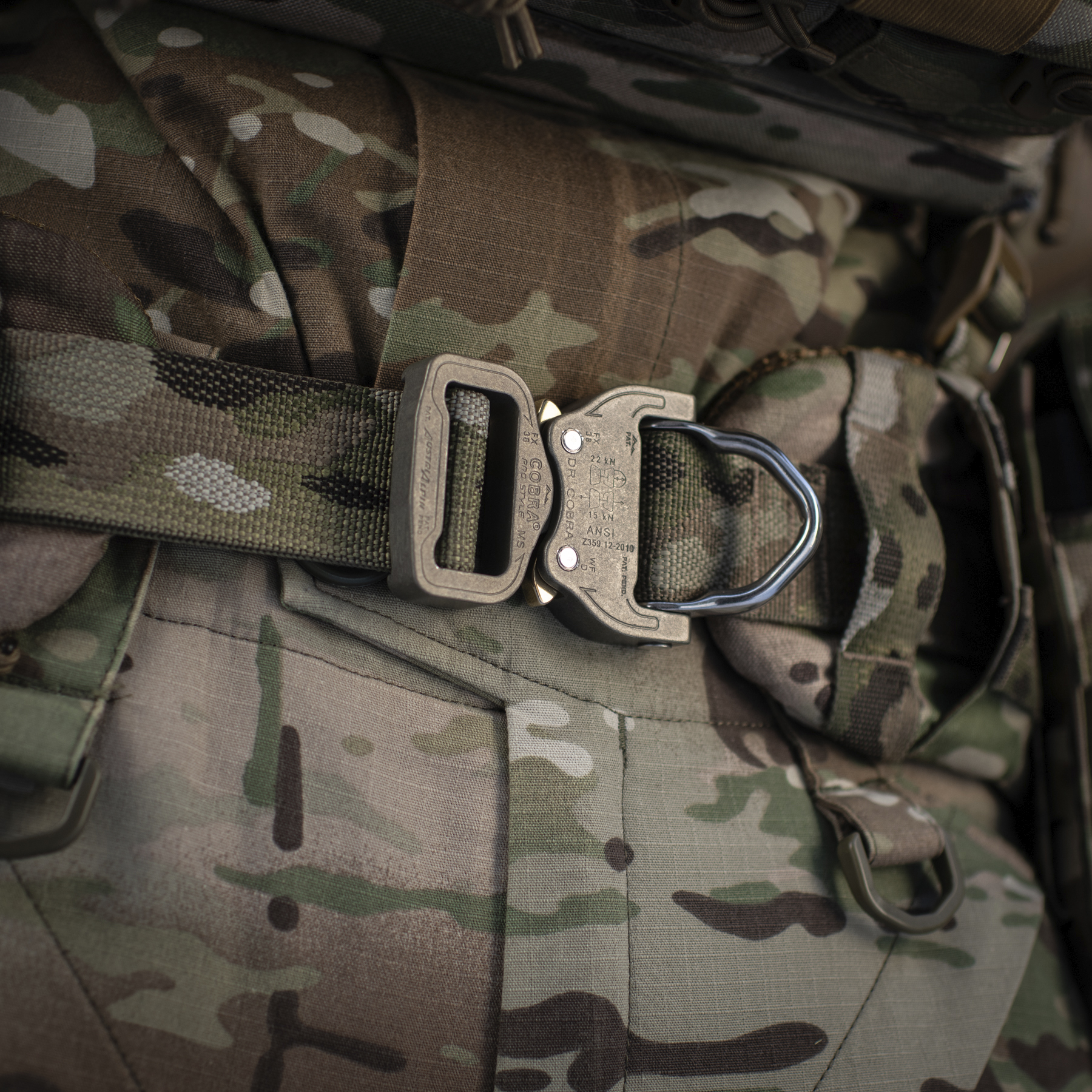 M-Tac пояс тактический War Belt ARMOR Tegris D-Ring Cobra Multicam — 25