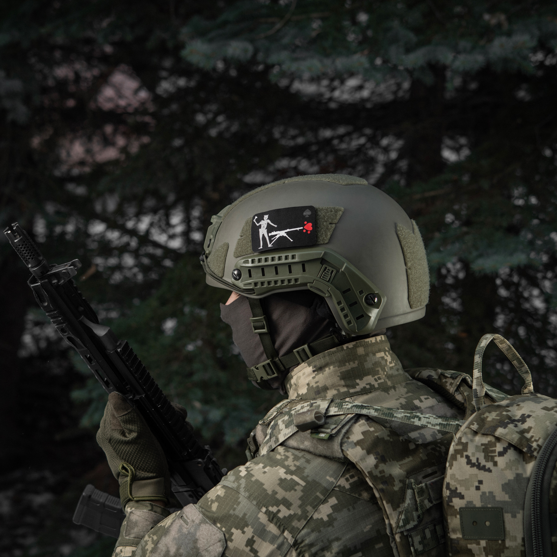 M-Tac нашивка прапор Чорна Борода СПГ-9 Black — 12