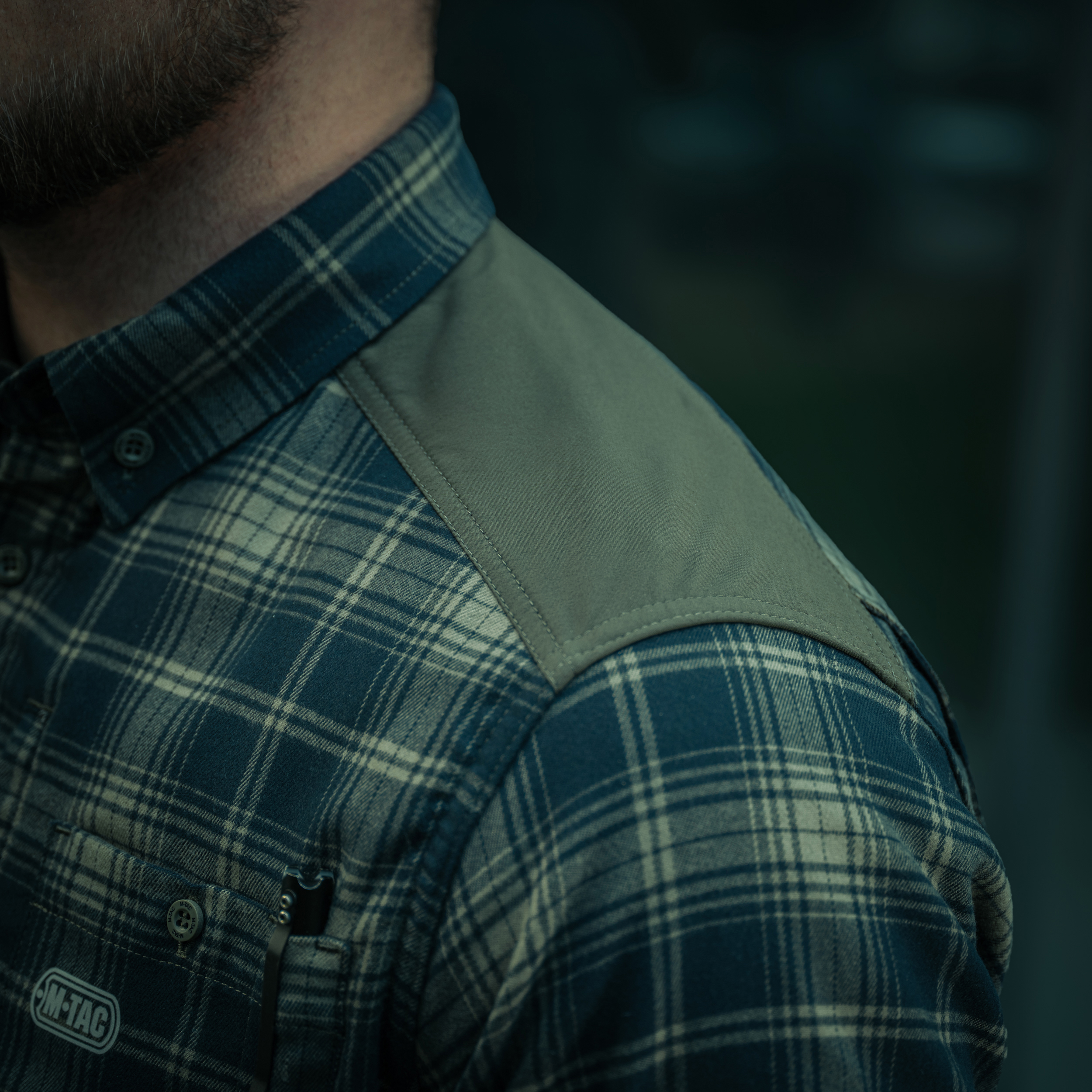 M-Tac рубашка Redneck Shirt Olive/Navy Blue — 33