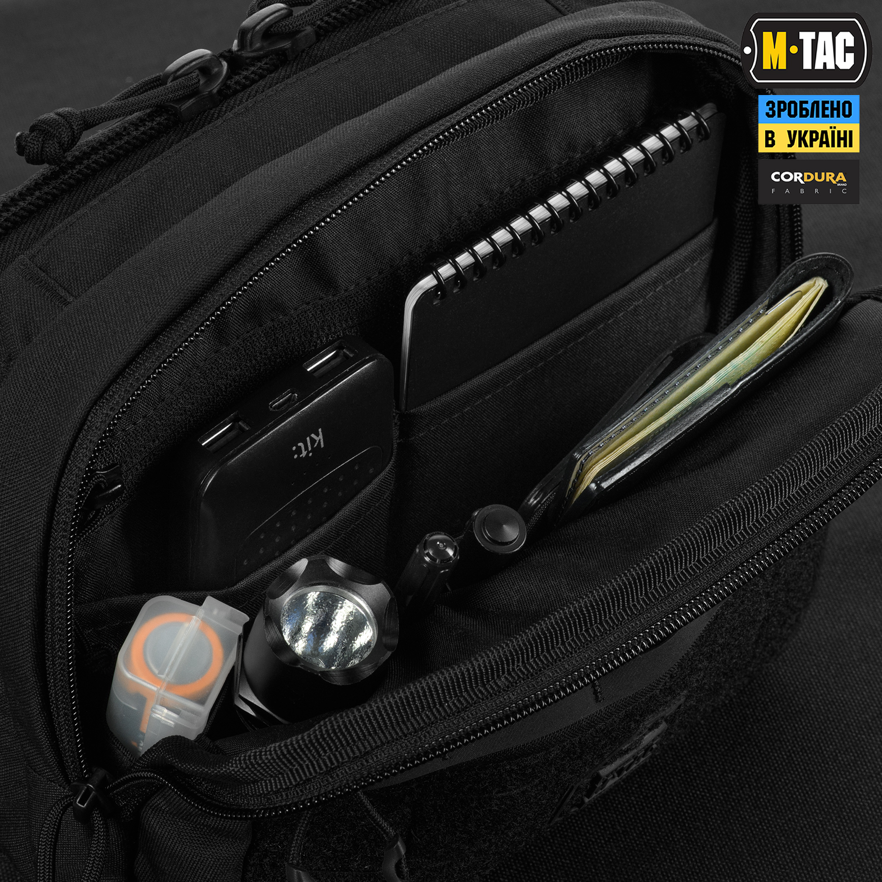 M-Tac сумка EDC Bag Elite Black — 9