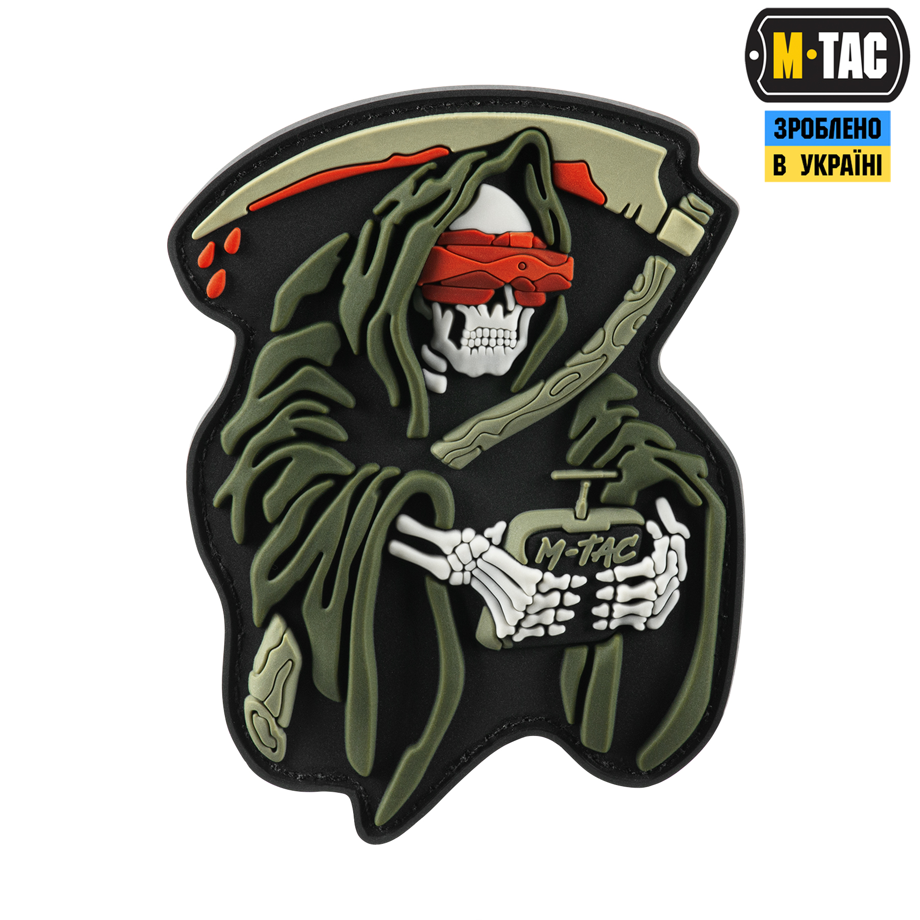 M-Tac нашивка FPV Operator PVC Black/Olive — 2