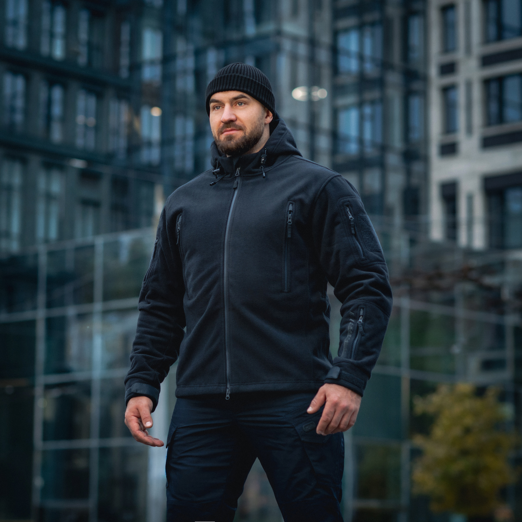 M-Tac куртка флисовая Windblock Division Gen.II Dark Navy Blue — 14