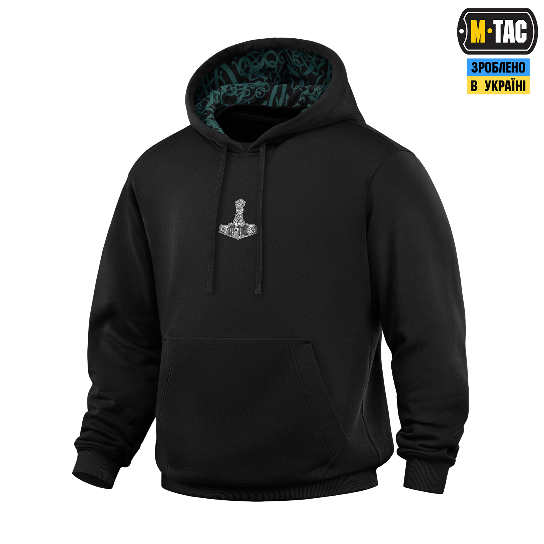 M-Tac кофта Hoodie Ragnarok Cotton Hard Black — 3