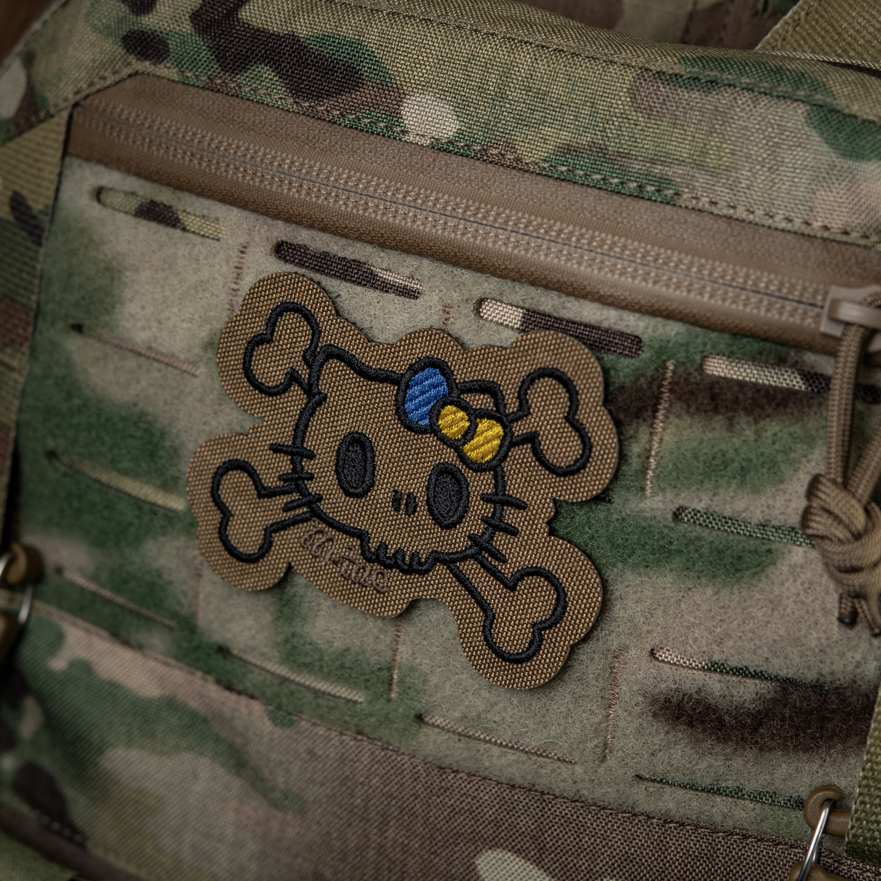 M-Tac нашивка KITTY контур (вышивка) Coyote — 5