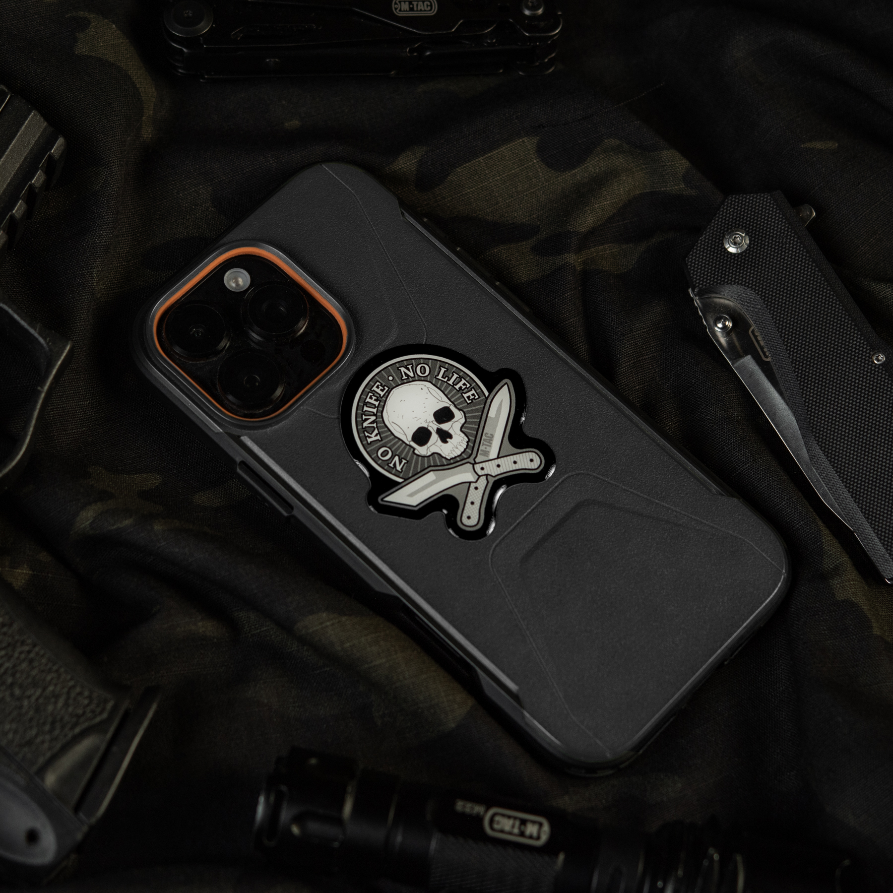 M-Tac наклейка обємна No Knife - No Life — 6