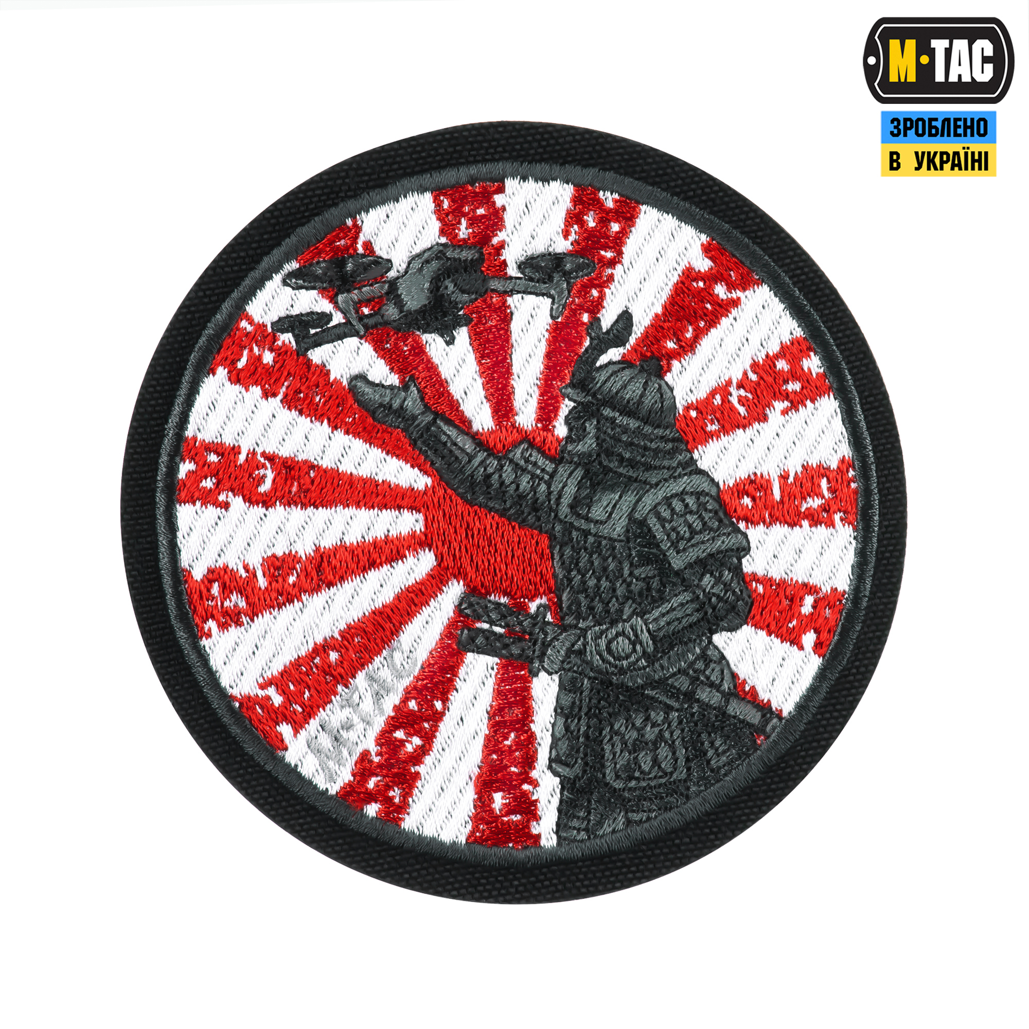 M-Tac нашивка Шлях Самурая (вышивка) Black/White/Red — 2