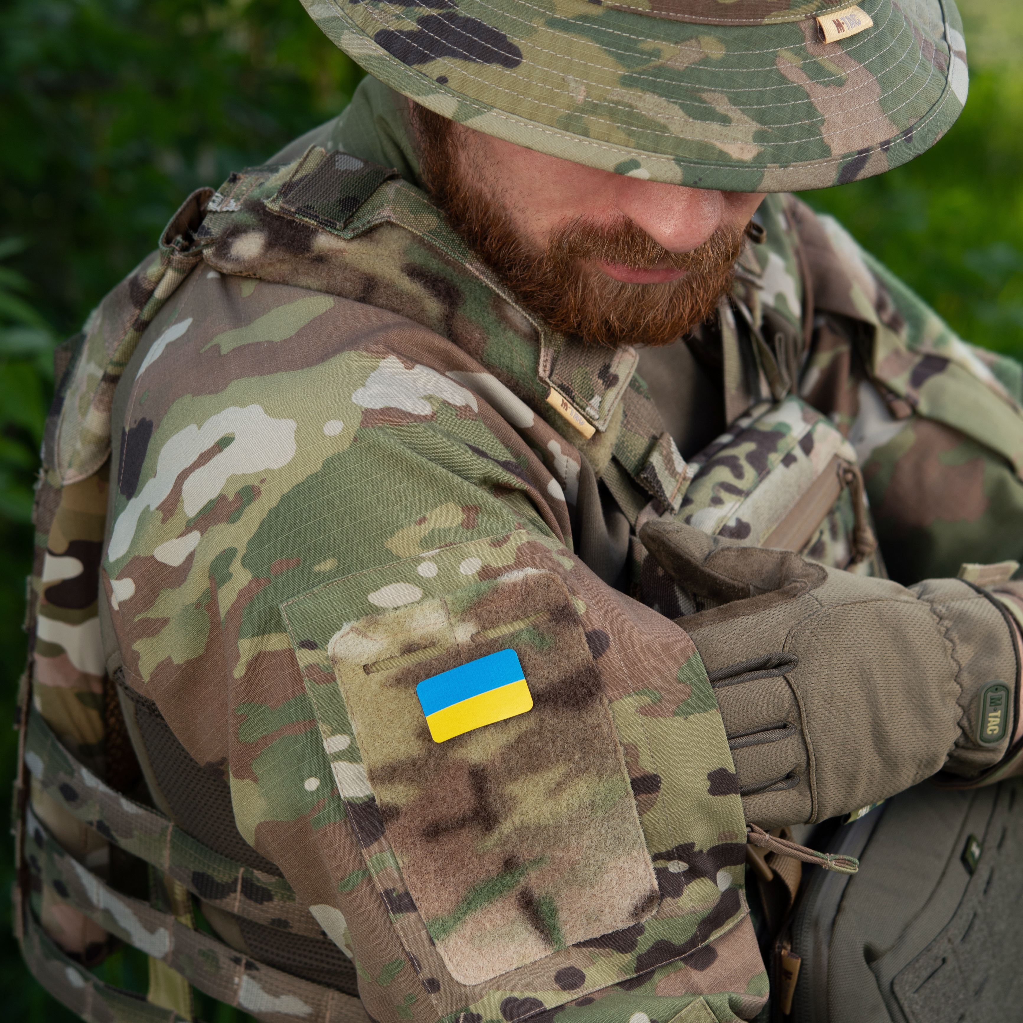 M-Tac нашивка флаг Украины (38х24 мм) Yellow/Blue — 10