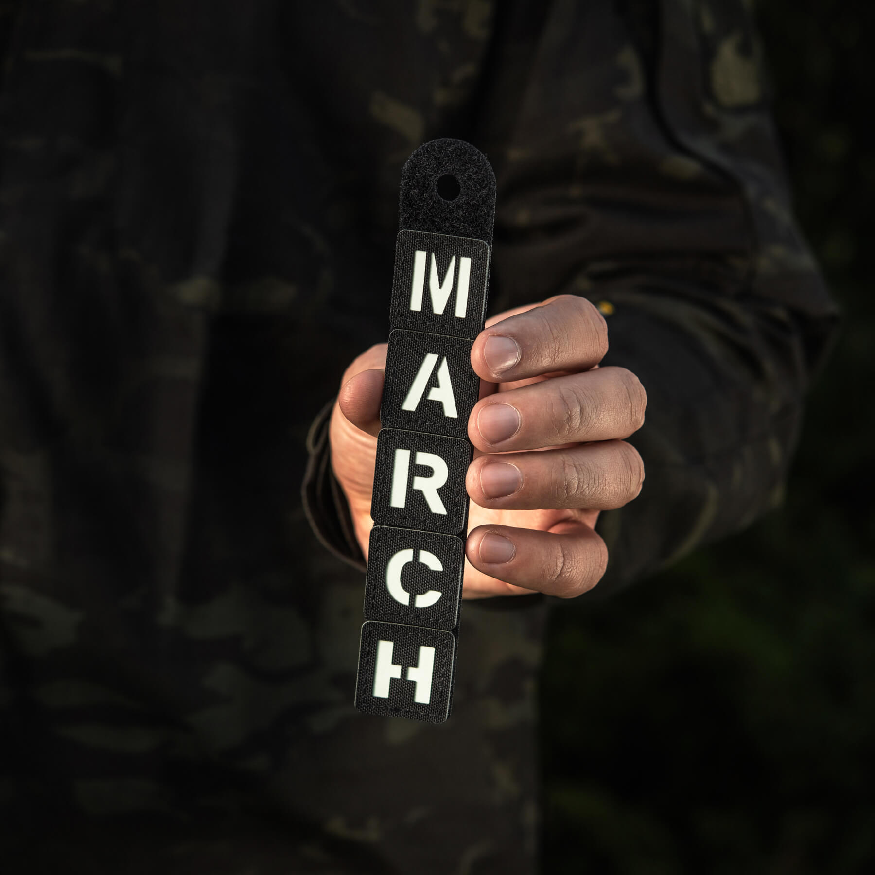 M-Tac нашивка MARCH Black/GID — 7