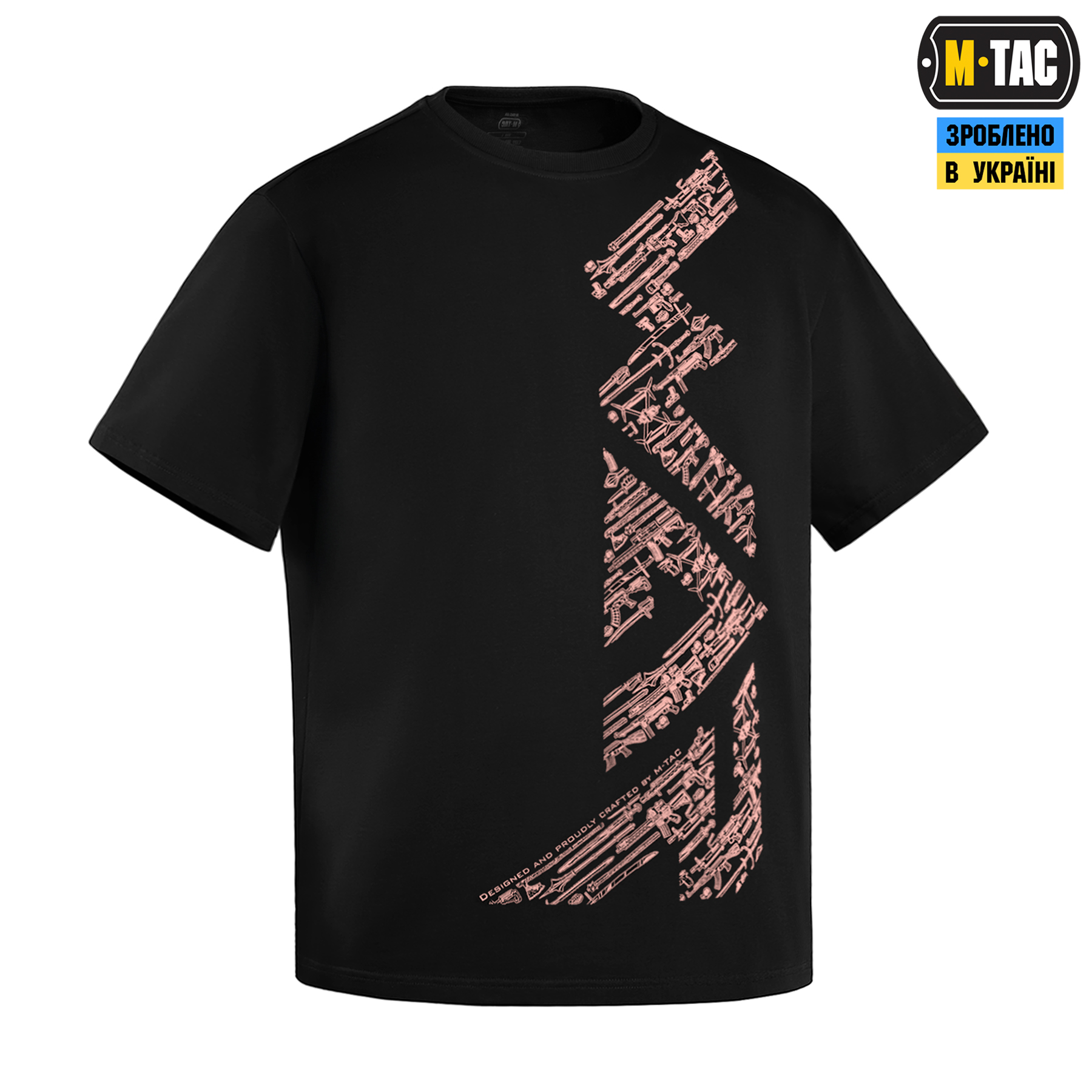 M-Tac футболка WAR Cotton Hard Black/Ash Rose — 4