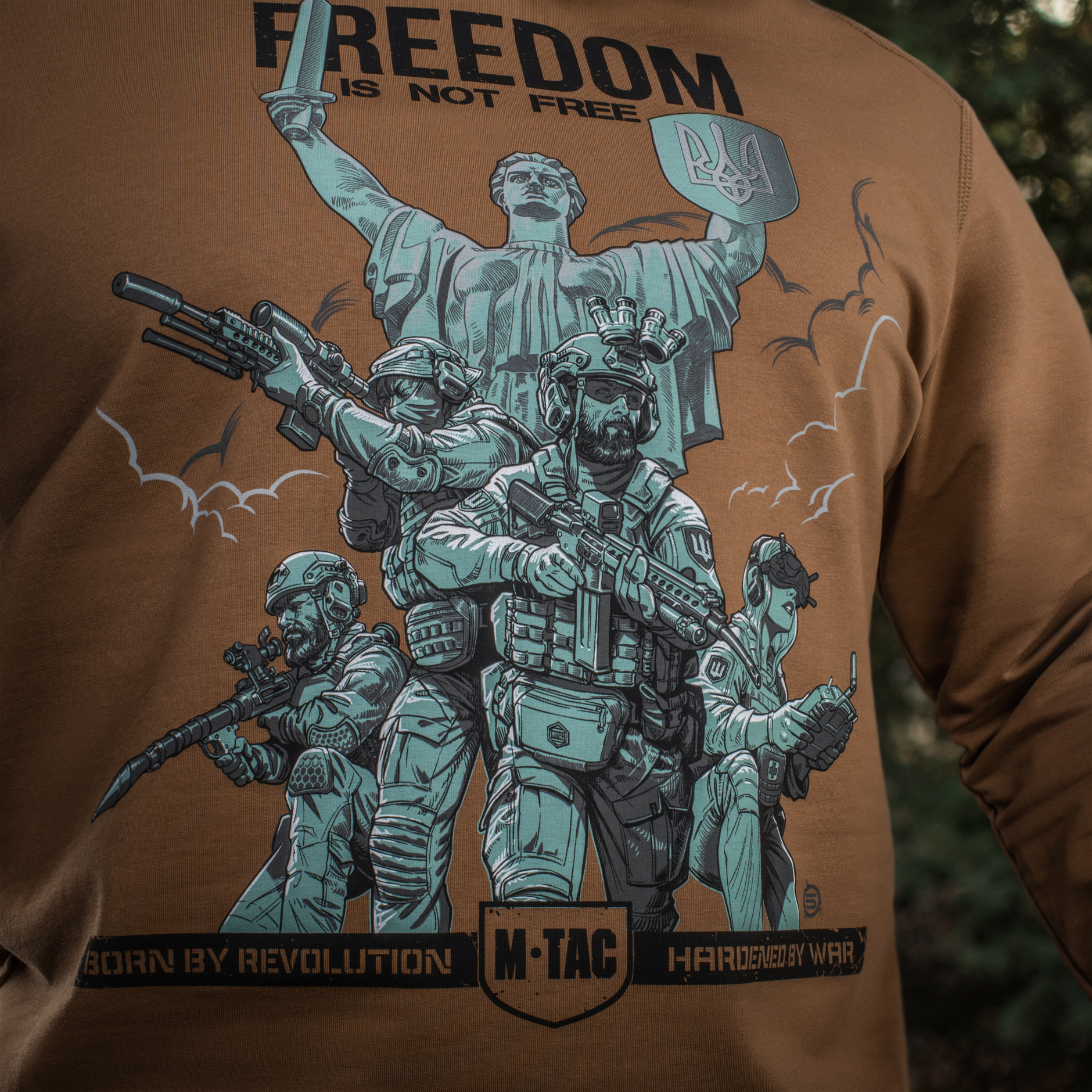 M-Tac кофта Hoodie Freedom Coyote Brown — 16
