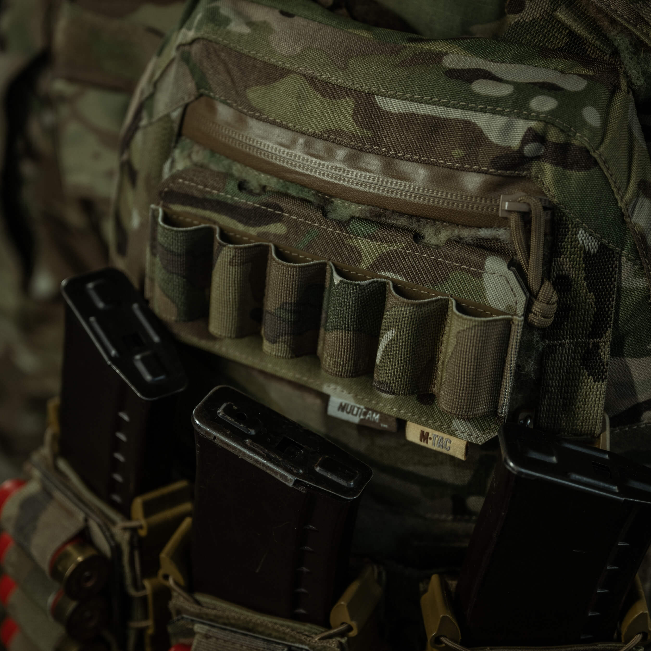 M-Tac подсумок для патронов 12 калибра горизонтальный Laser Cut Multicam — 21