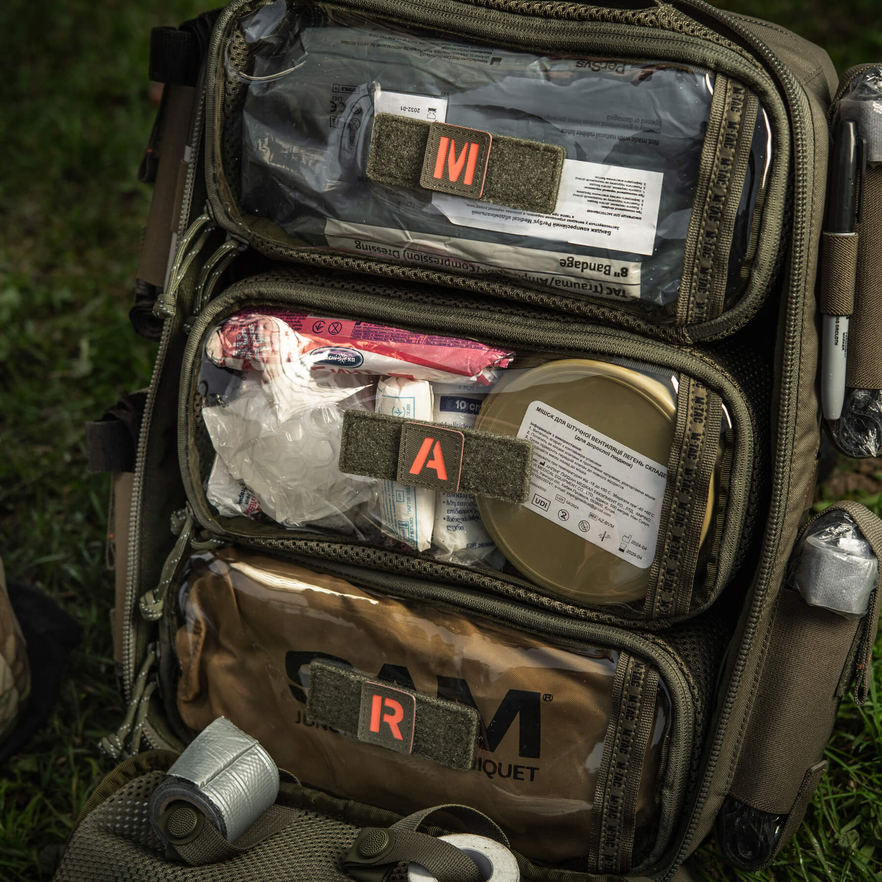 M-Tac нашивка MARCH Ranger Green/Red/GID — 13