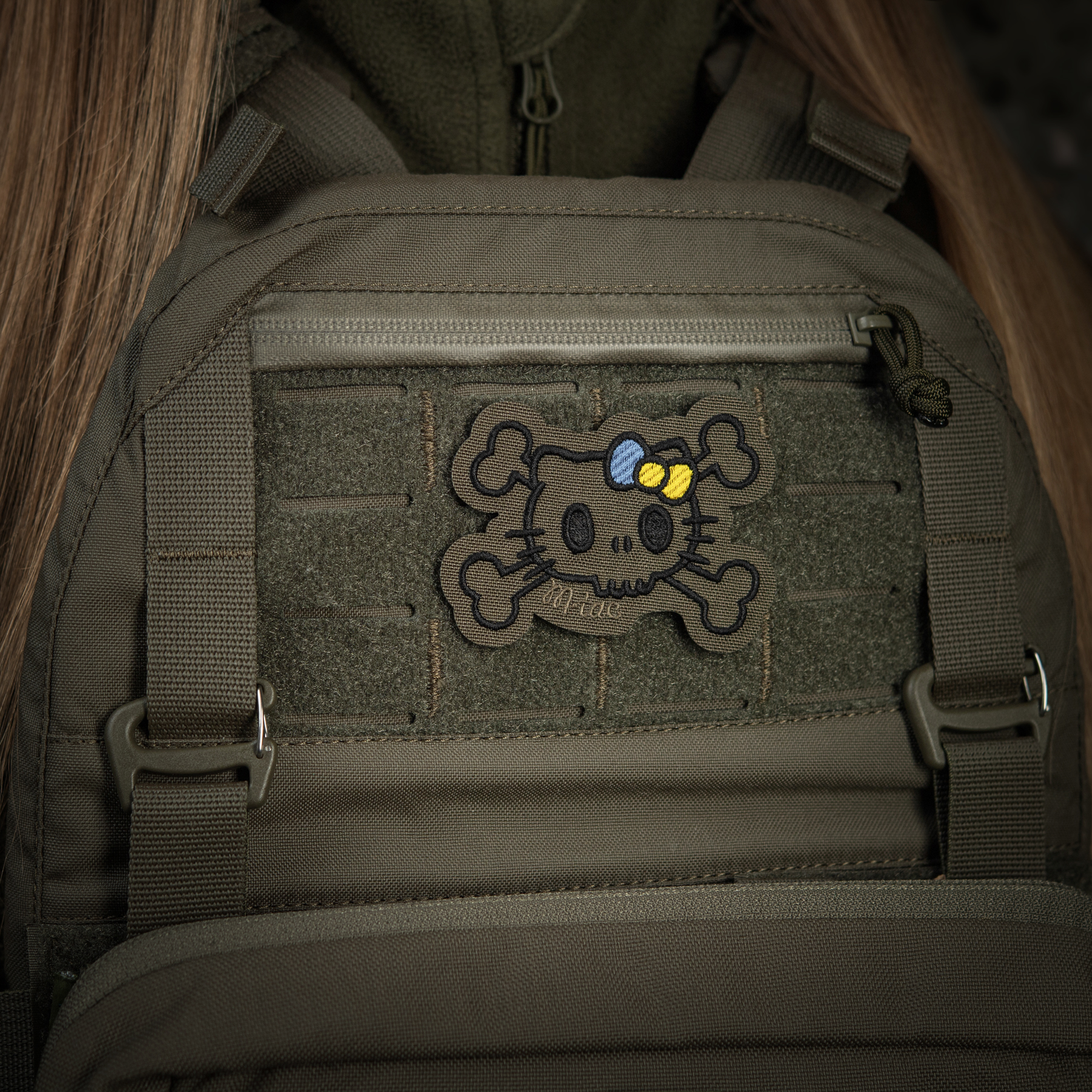 M-Tac нашивка KITTY контур (вышивка) Ranger Green — 3