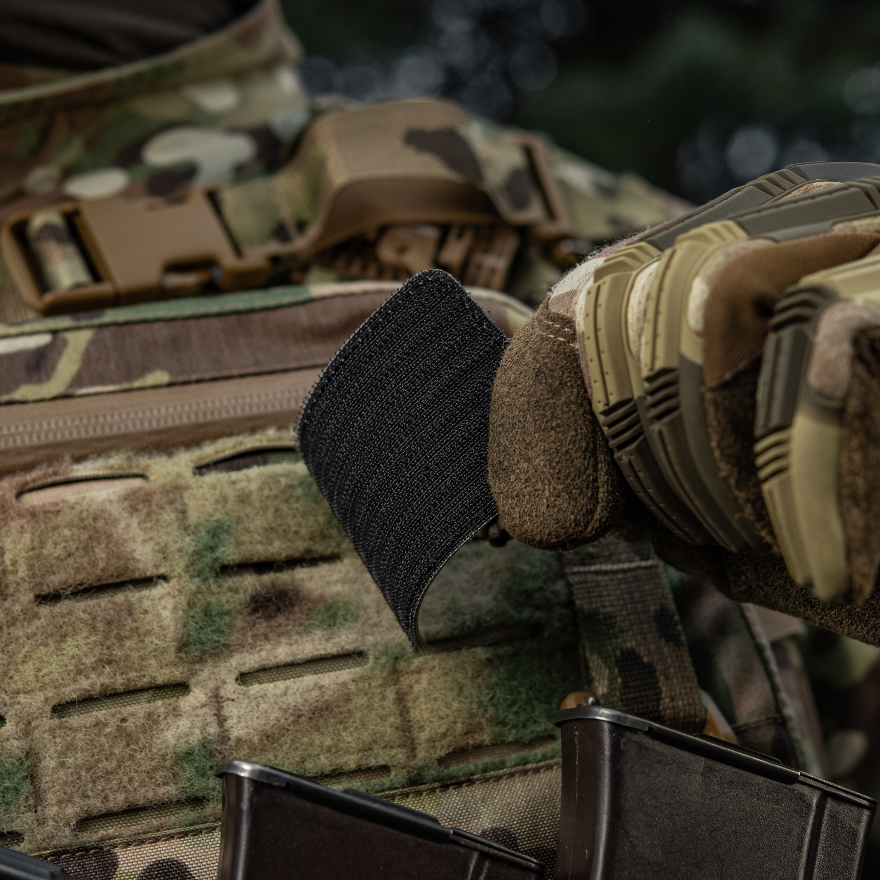 M-Tac нашивка Ukraine (с Тризубом) Laser Cut Multicam/Yellow/Blue/GID — 10