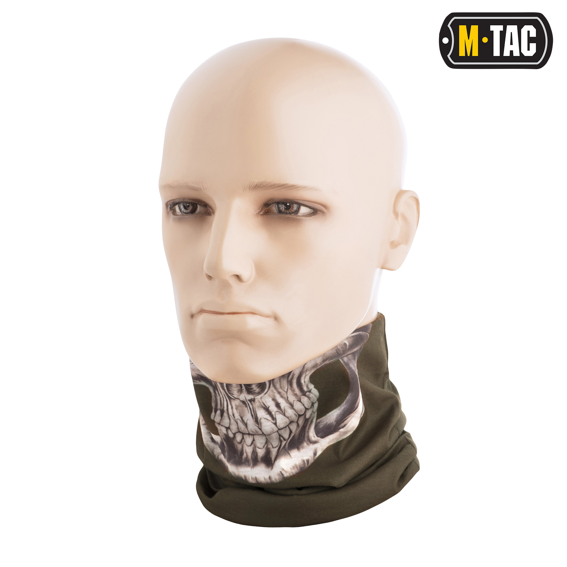 M-Tac шарф-труба облегченный Reaper Skull Olive — 3