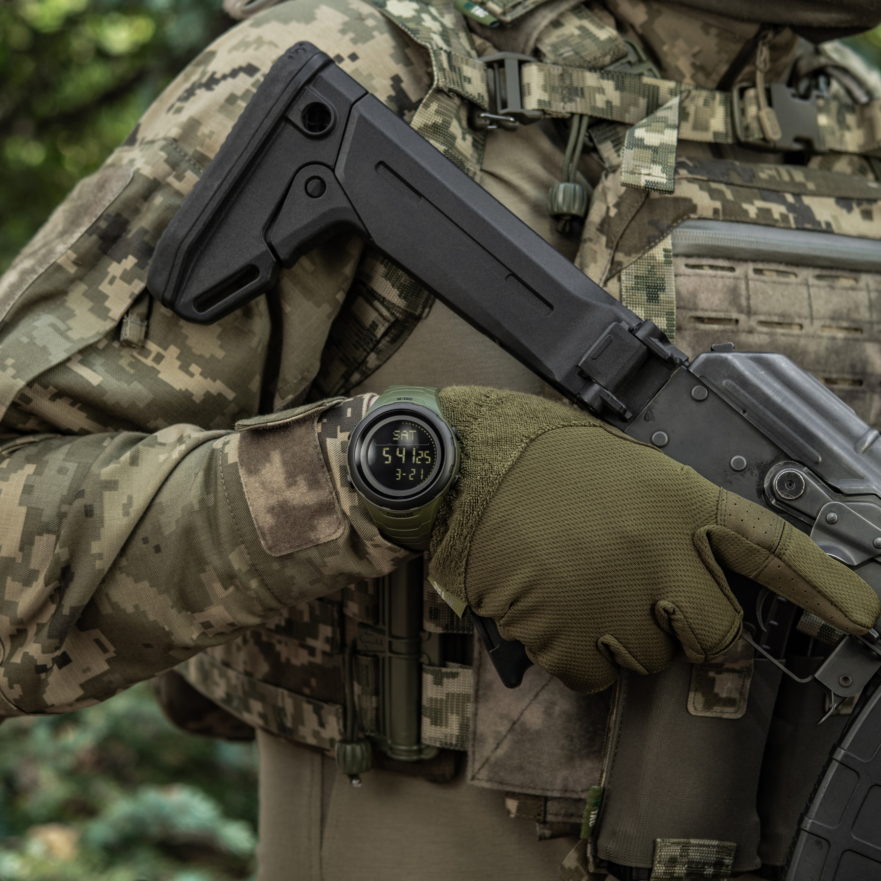 M-Tac часы тактические 2166 Army Green — 7